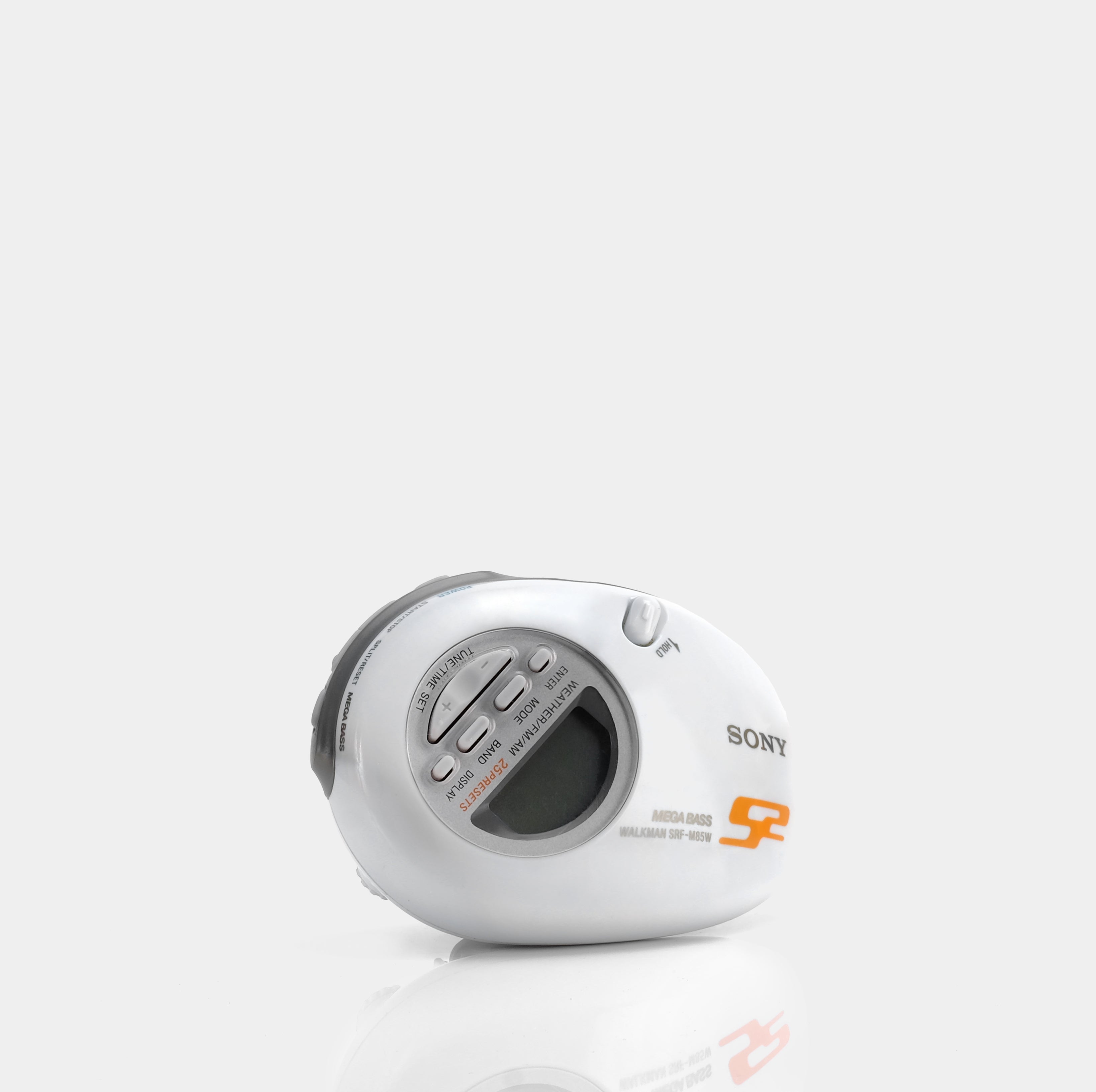 Sony Walkman SRF-M85W AM/FM Stereo With Belt Clip
