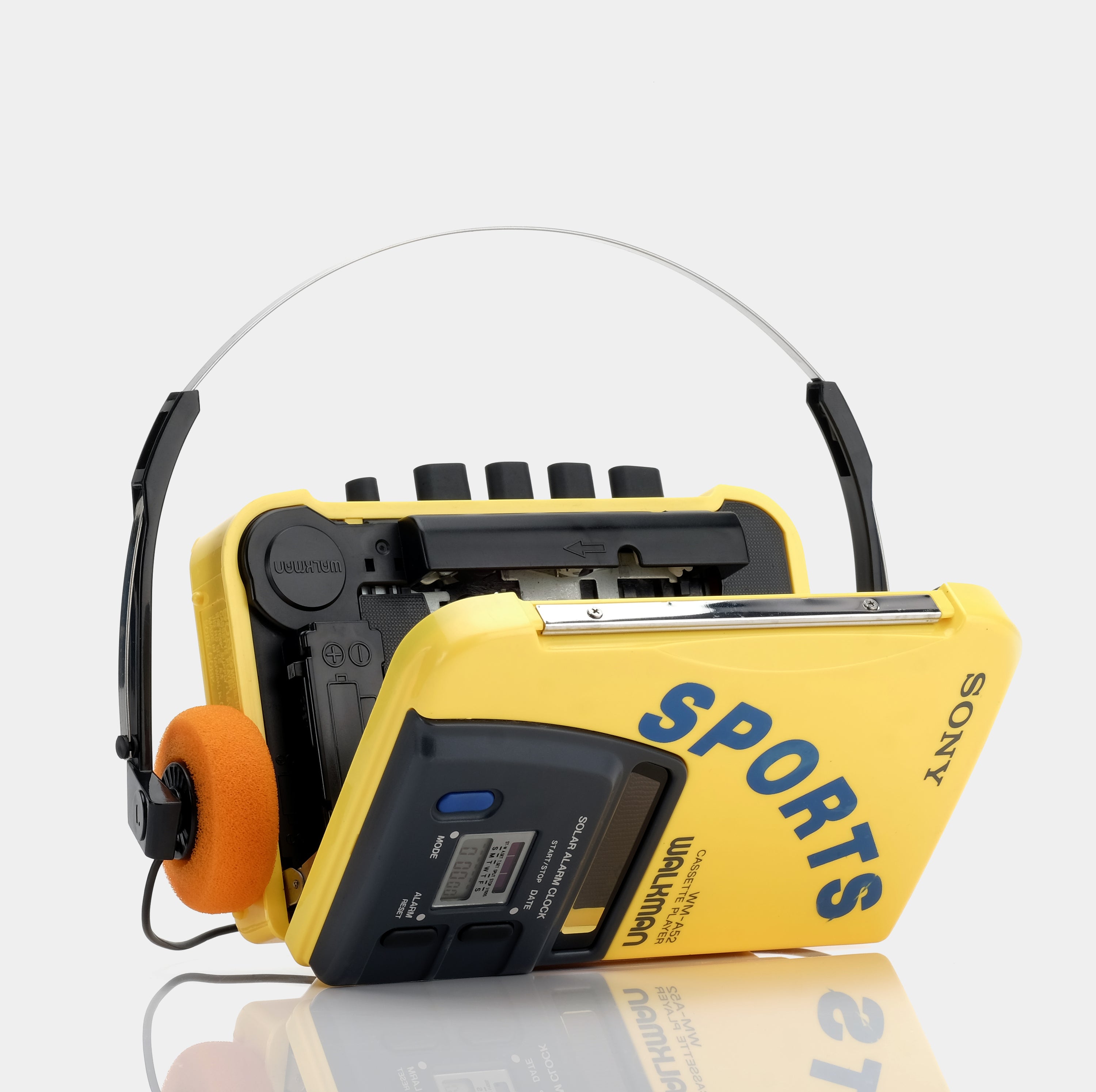 Sony Sports Walkman WM-A52 Yellow AM/FM Portable Cassette Player