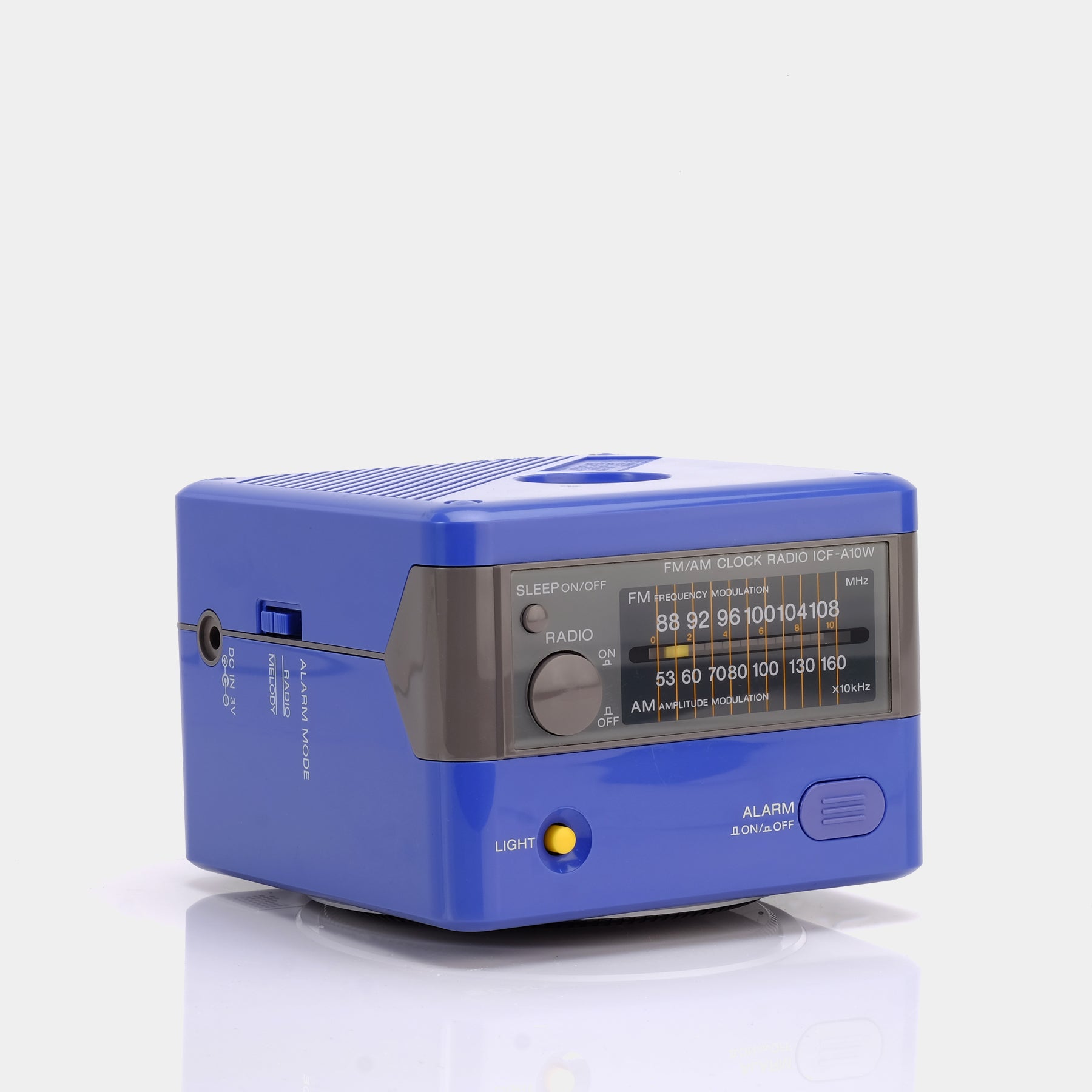 Sony ICF-A10W Blue AM/FM Alarm Clock Radio