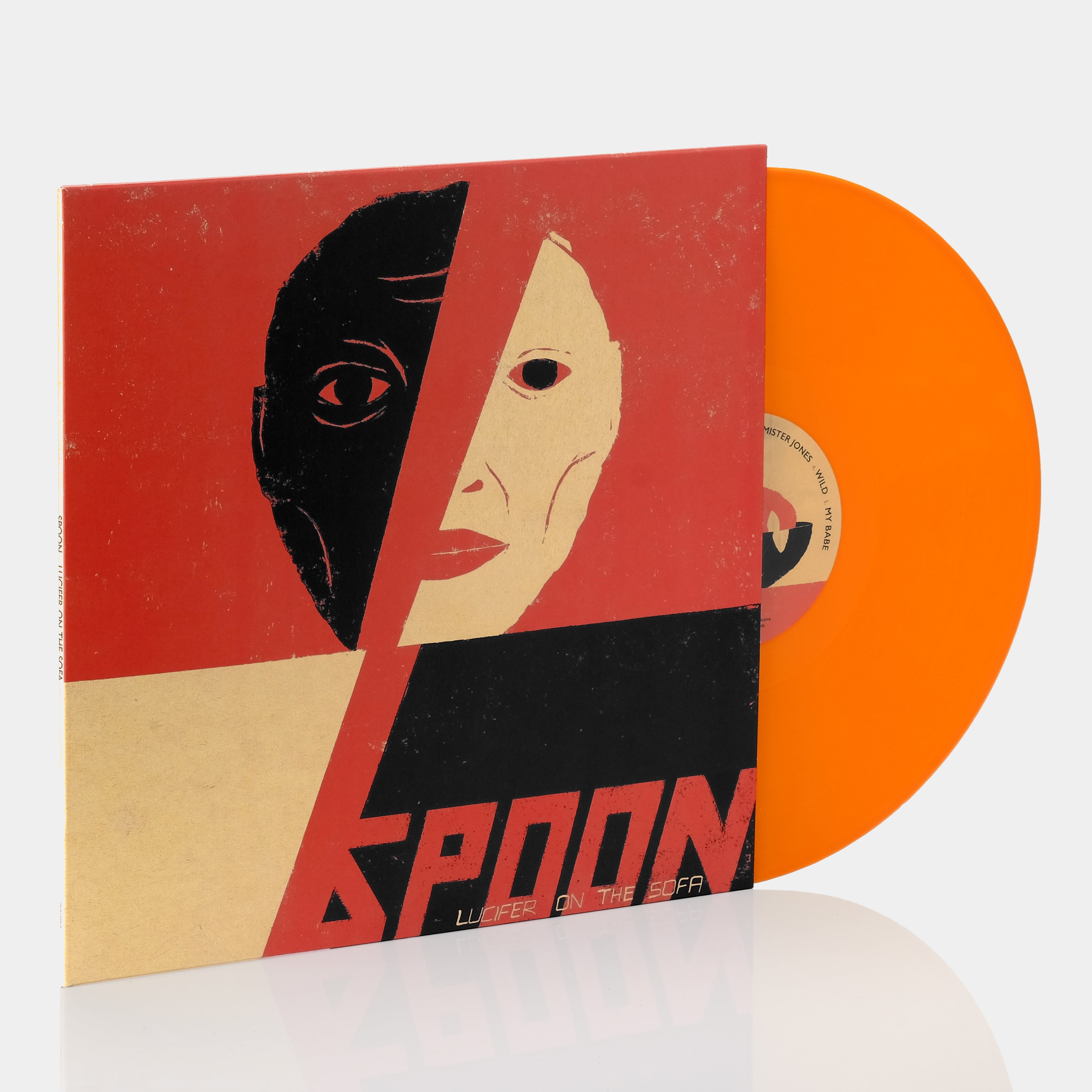 Spoon - Lucifer On The Sofa LP Orange Vinyl Record