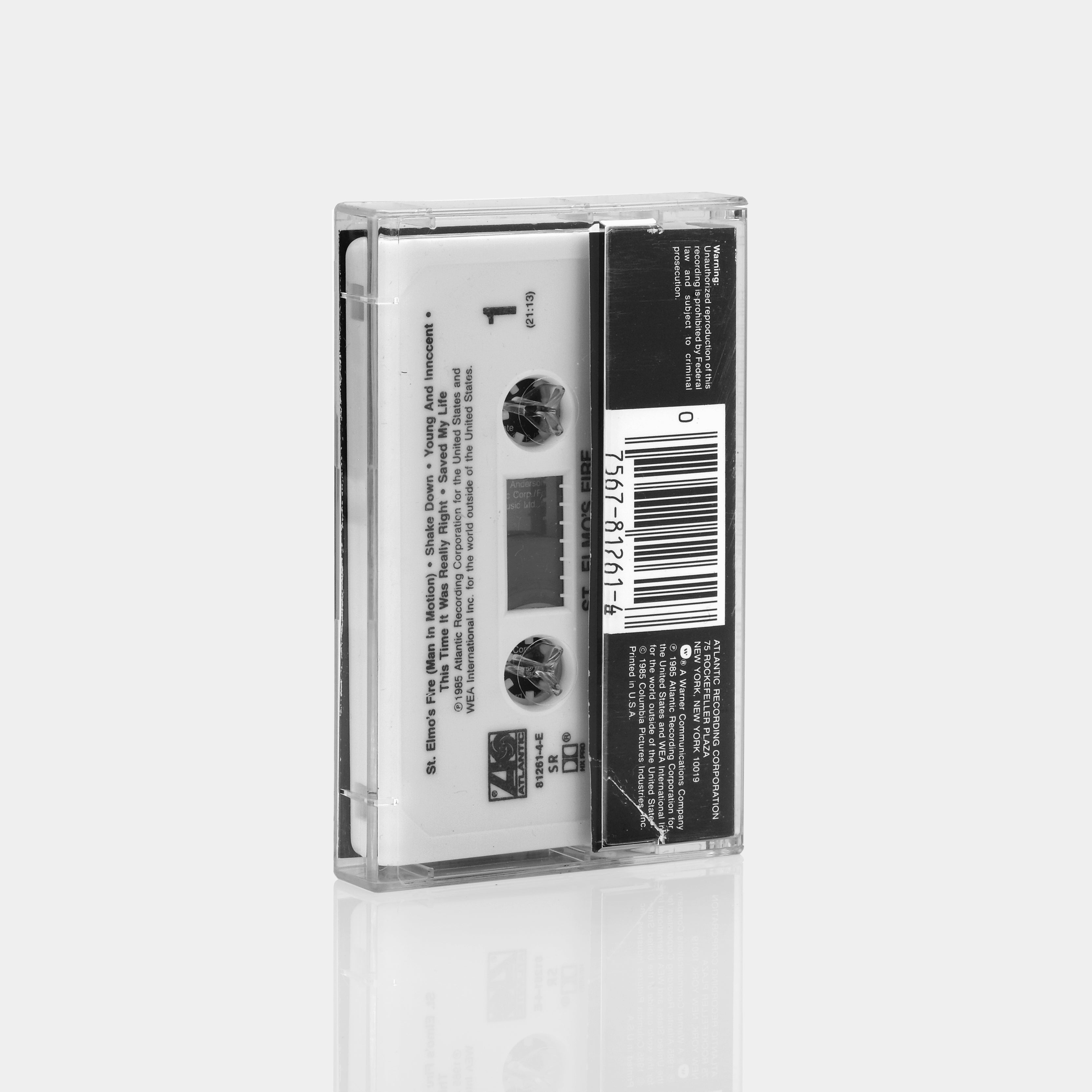 St. Elmo's Fire (Original Motion Picture Soundtrack) Cassette Tape