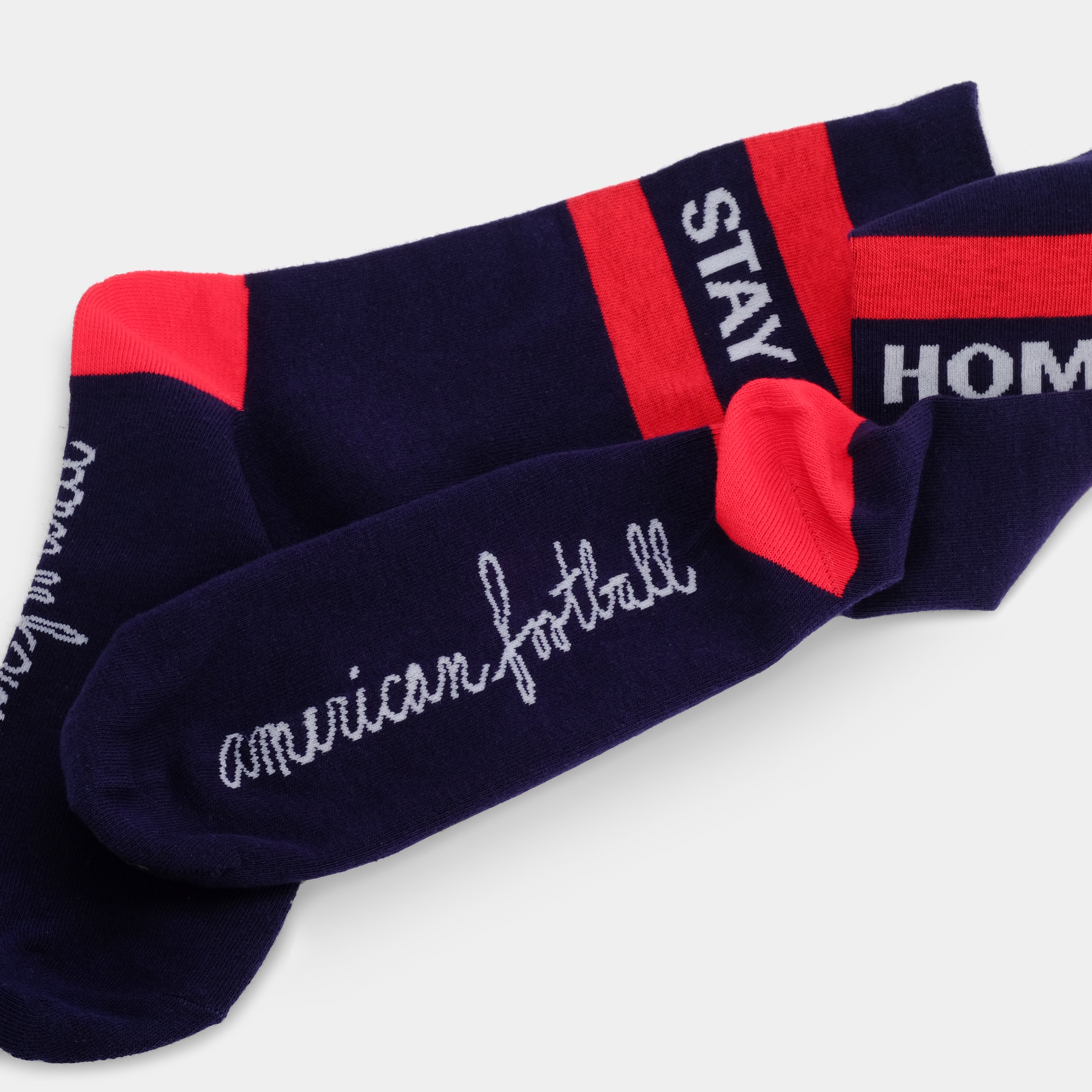 American Football "Stay Home" Socks