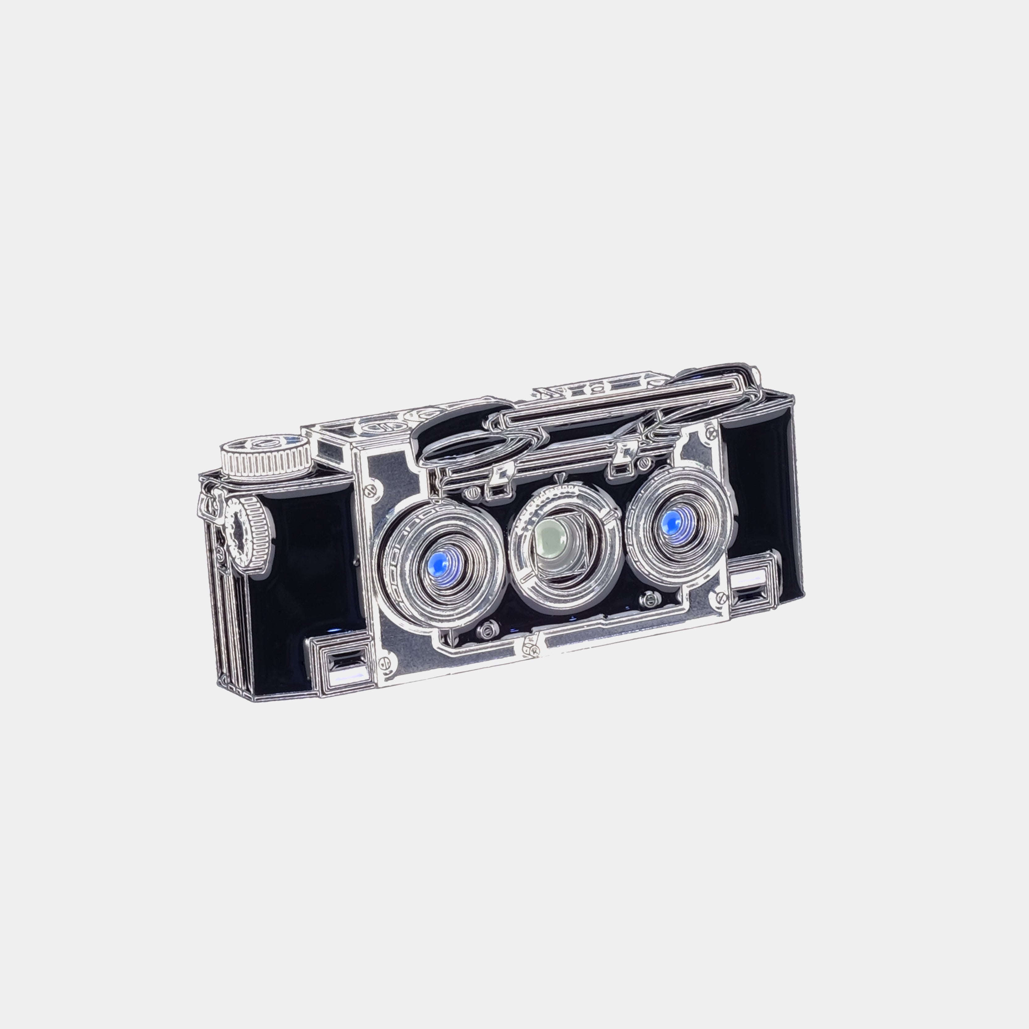 Stereo Realist Camera Enamel Pin