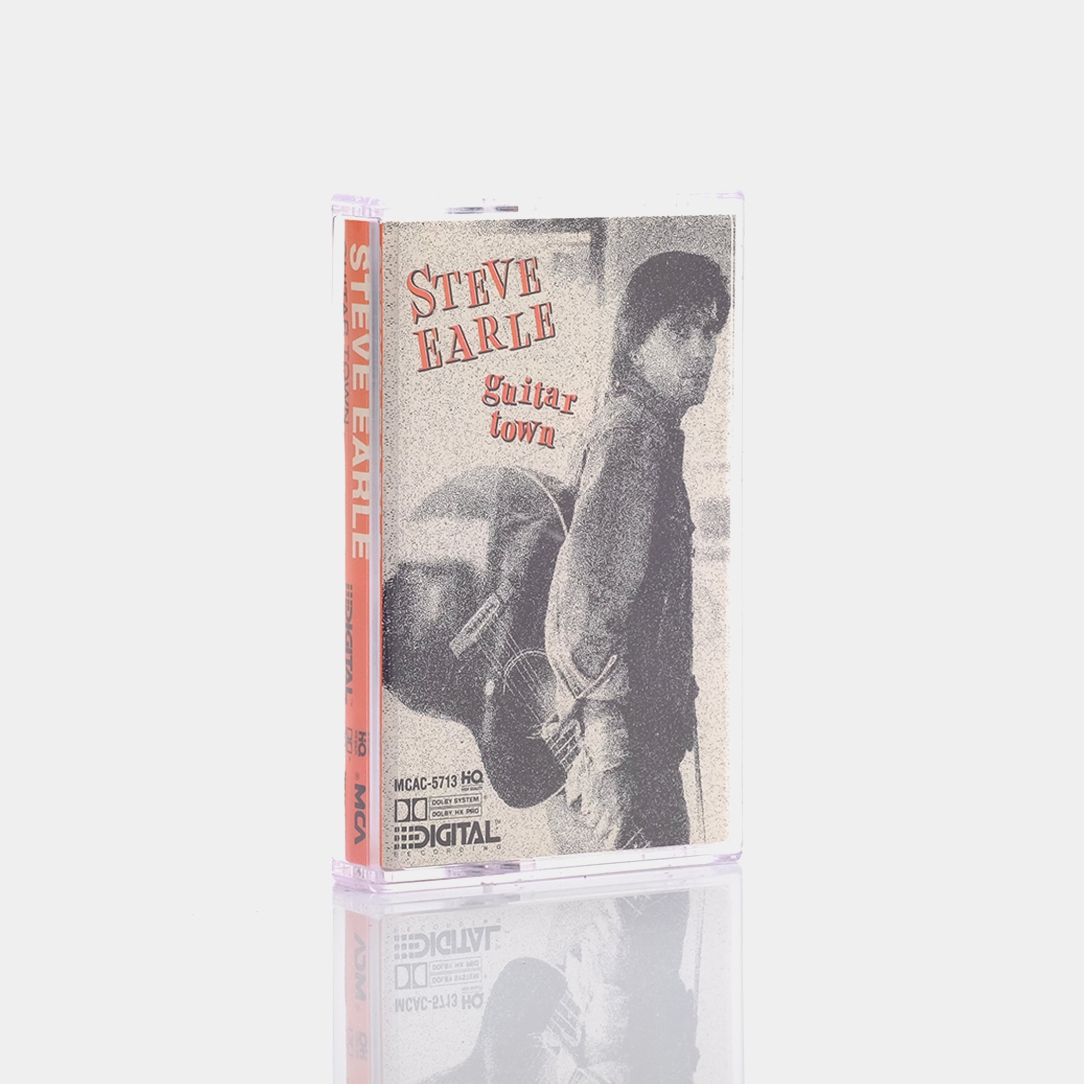 Steve Earle - Guitar Town Cassette Tape