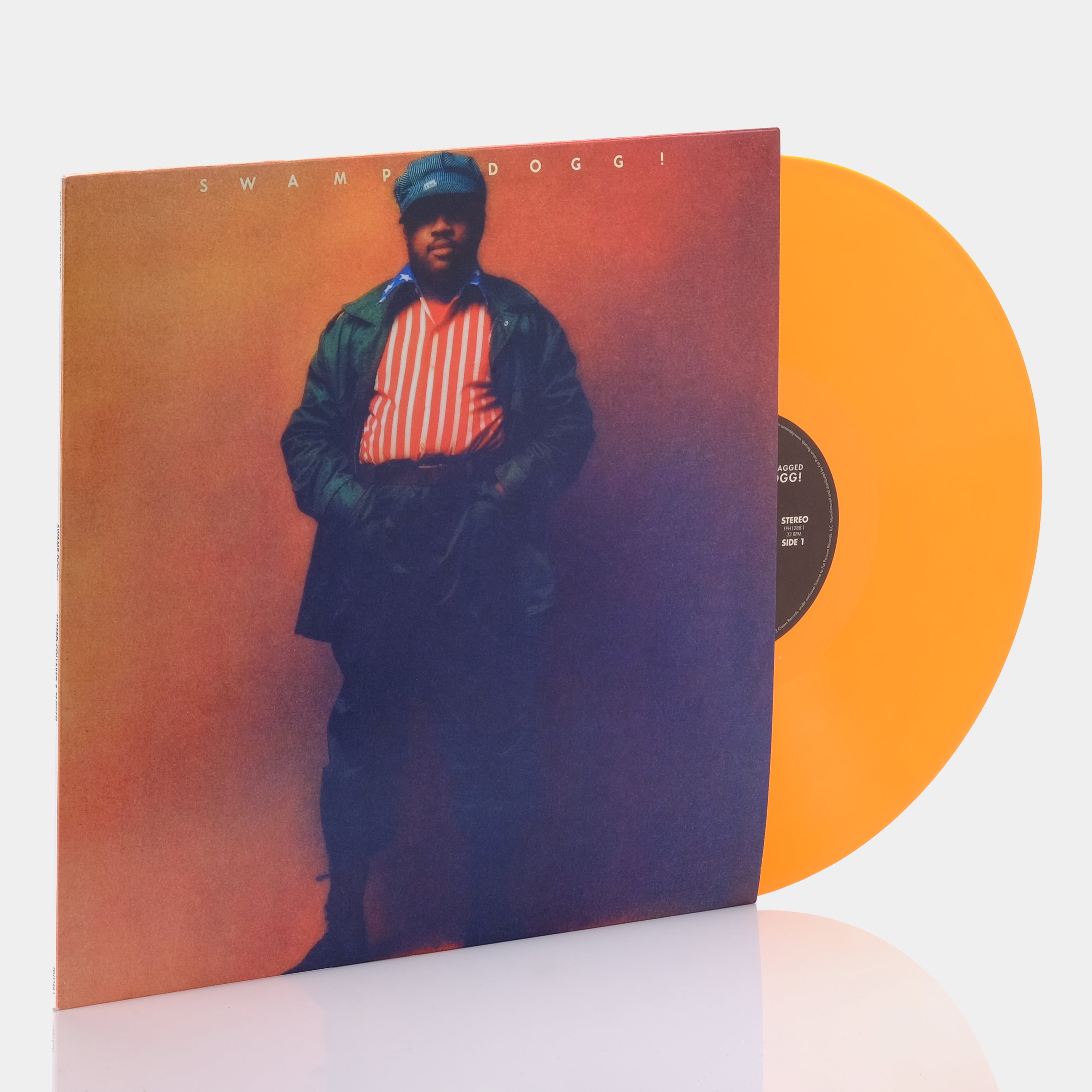 Swamp Dogg - Cuffed, Collared & Tagged LP Tangerine Vinyl Record