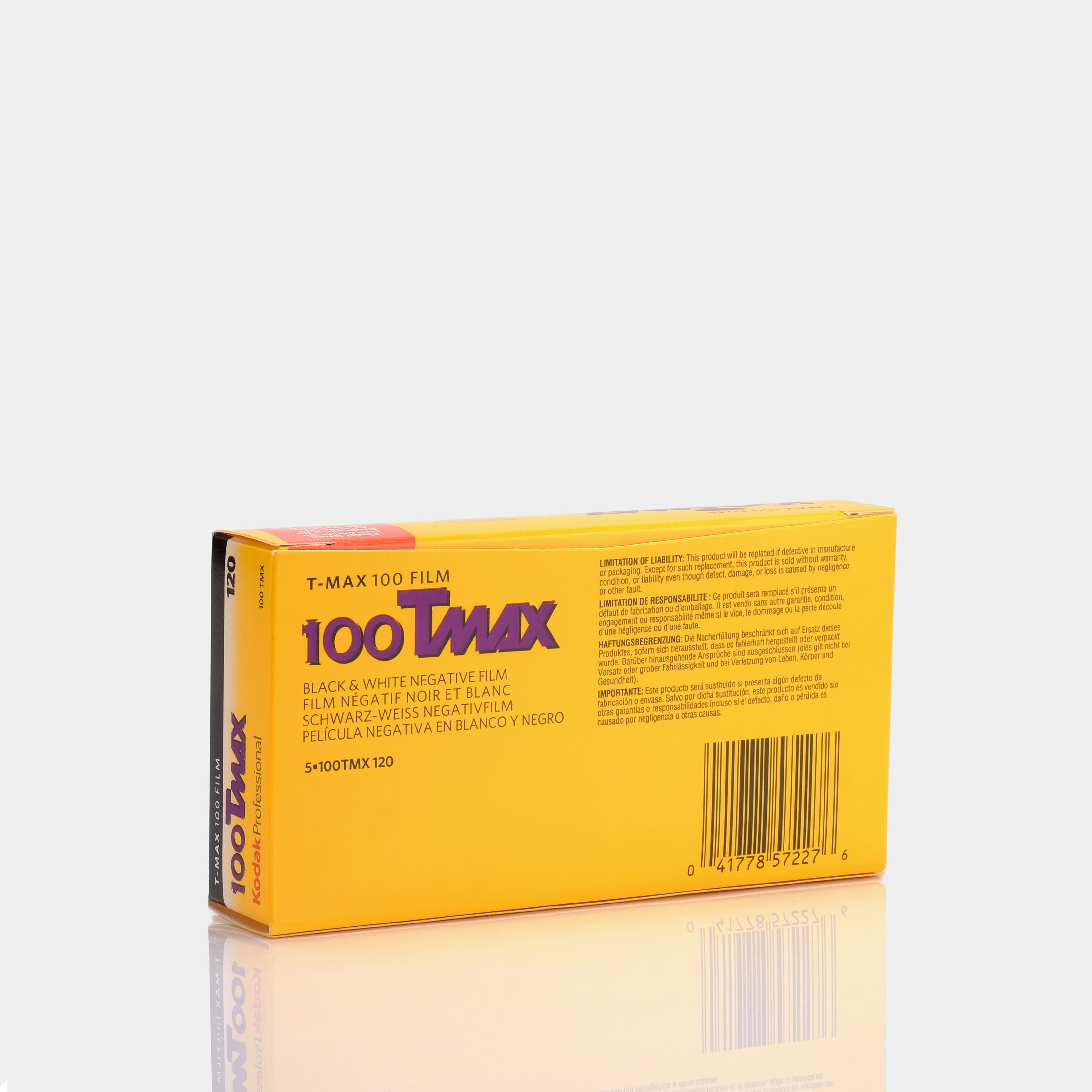 Kodak Professional T-MAX 100 Black and White 120 Film - 5 Pack