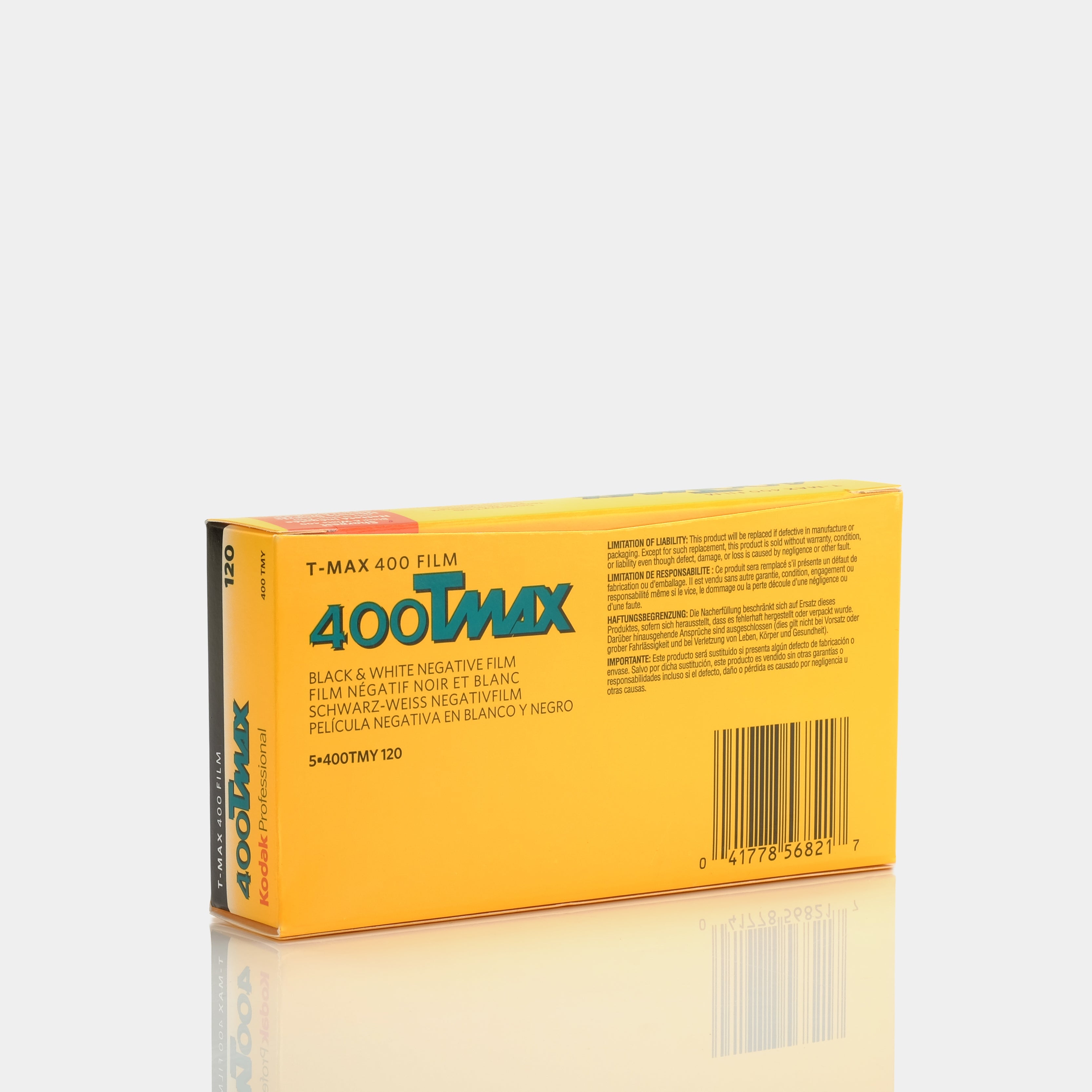 Expired Kodak Professional T-MAX 400 Black and White 120 Film - 5 Pack