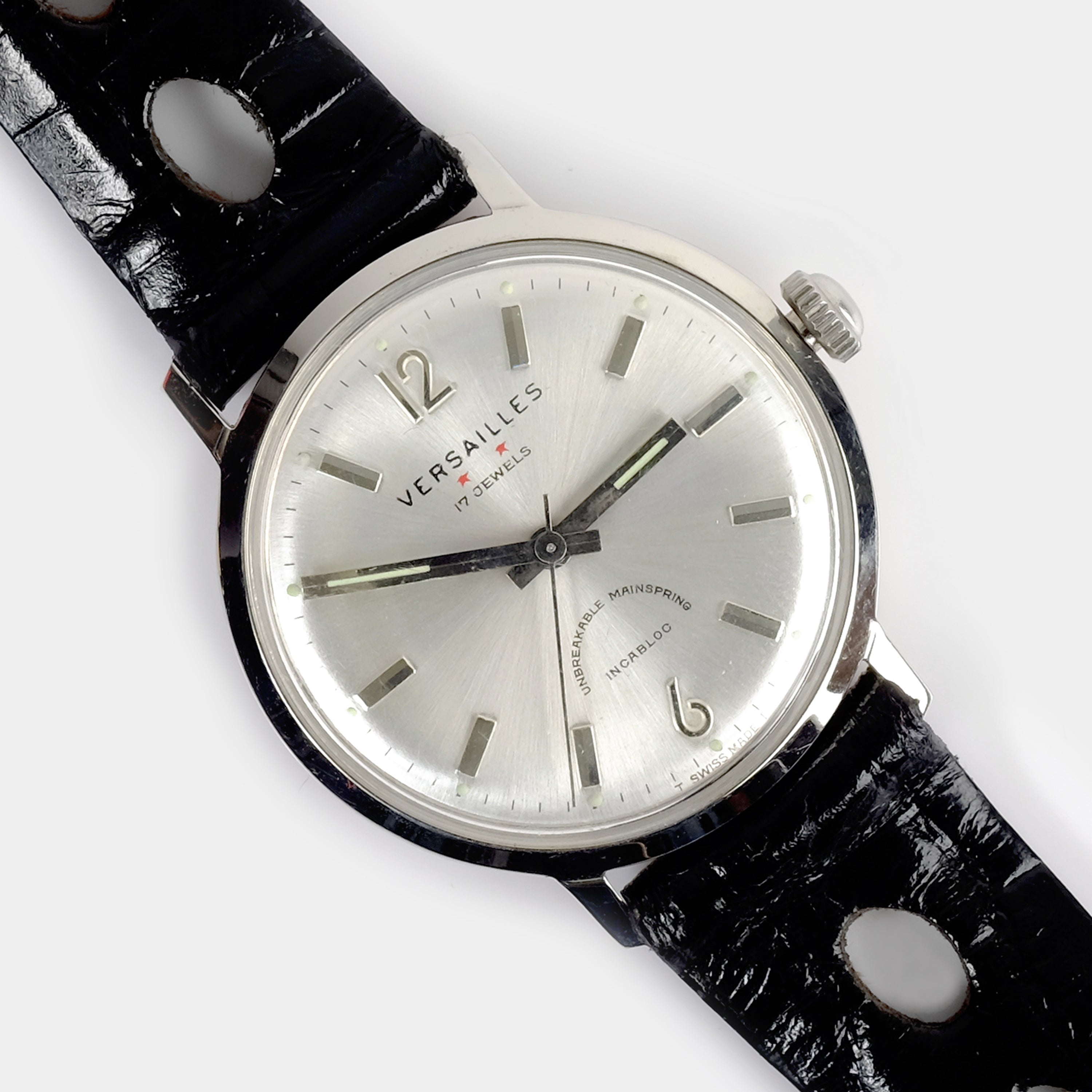 Versailles Time-Only Manual-Wind Circa 1960s Wristwatch