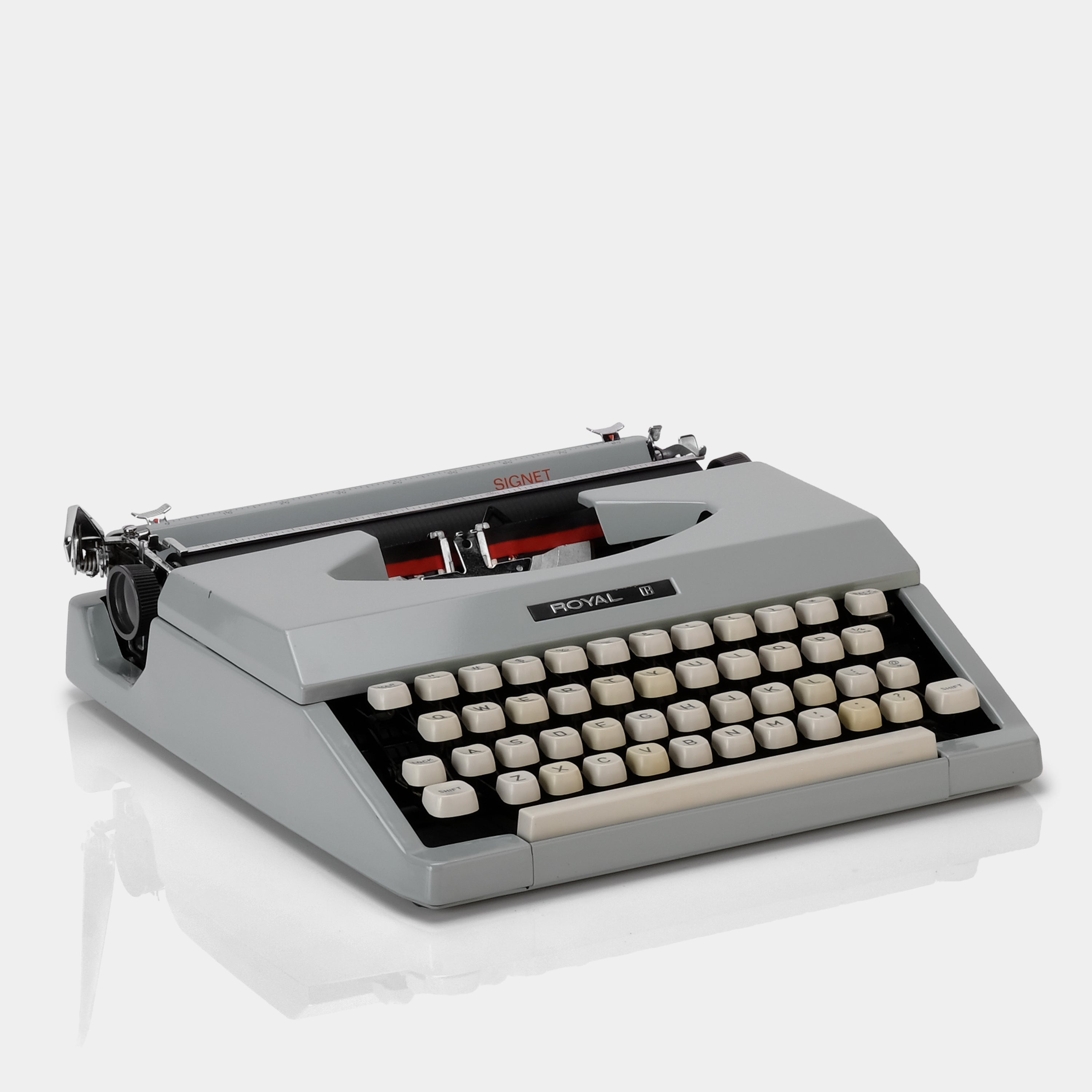 Royal Signet Grey Manual Typewriter