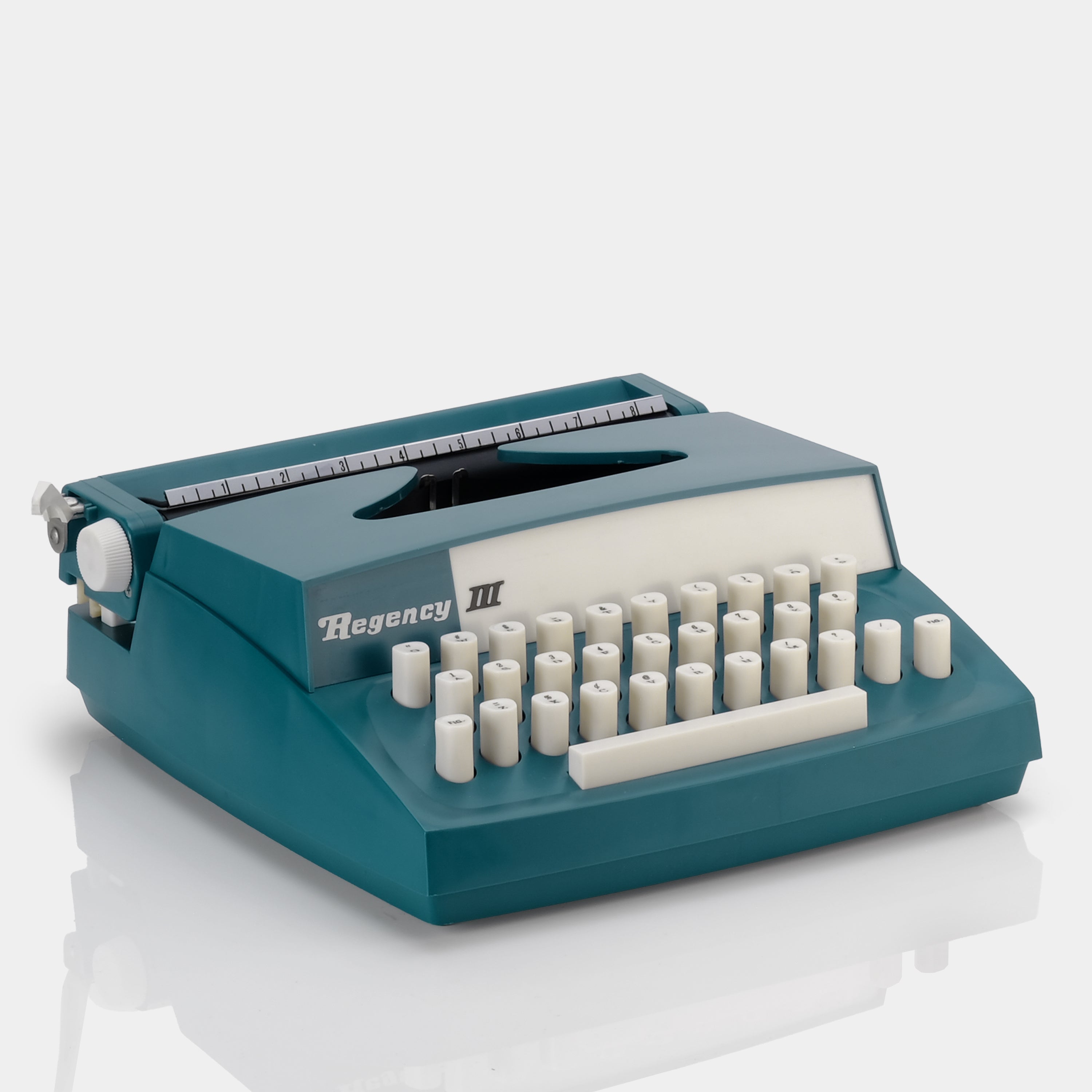 Regency III Teal Manual Typewriter