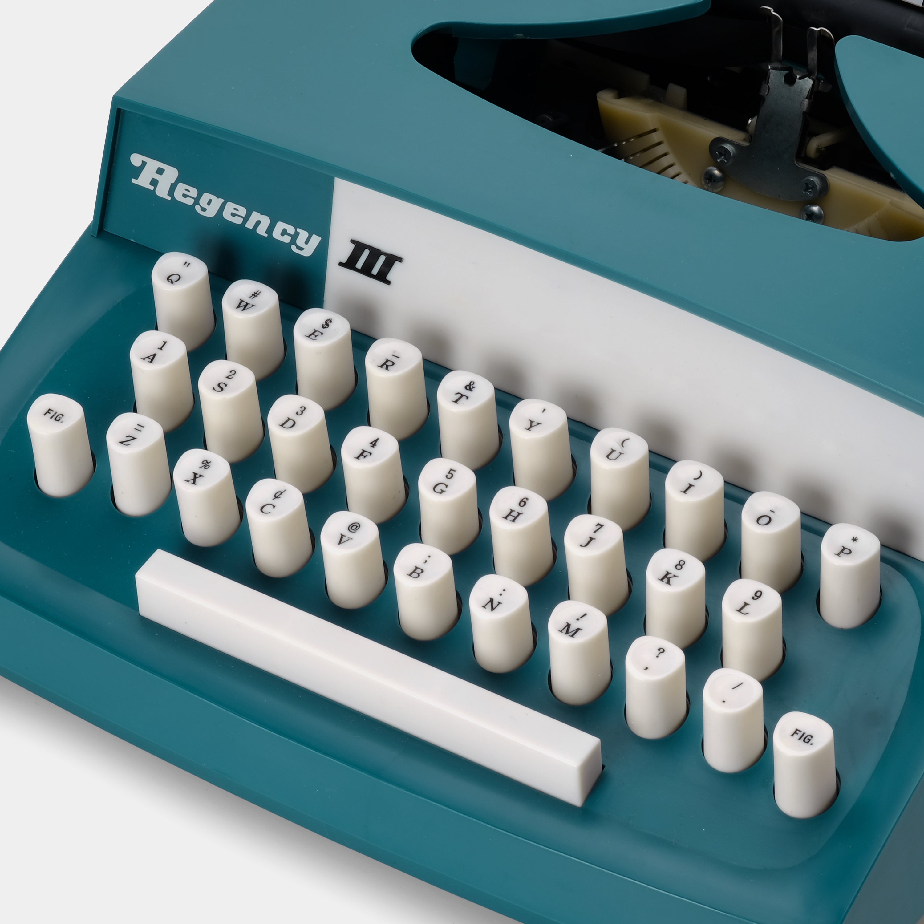 Regency III Teal Manual Typewriter