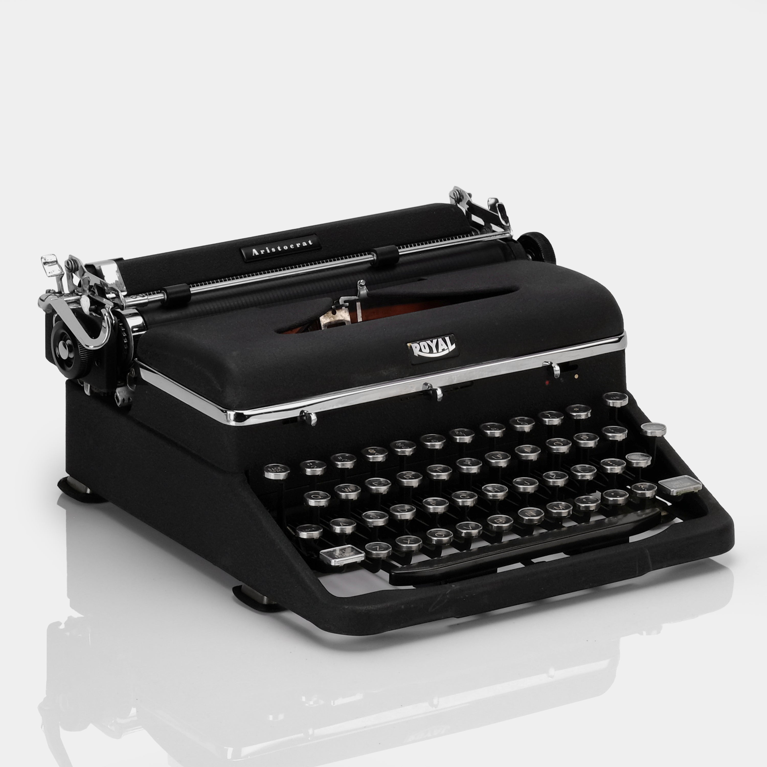Royal Aristocrat Black Manual Typewriter