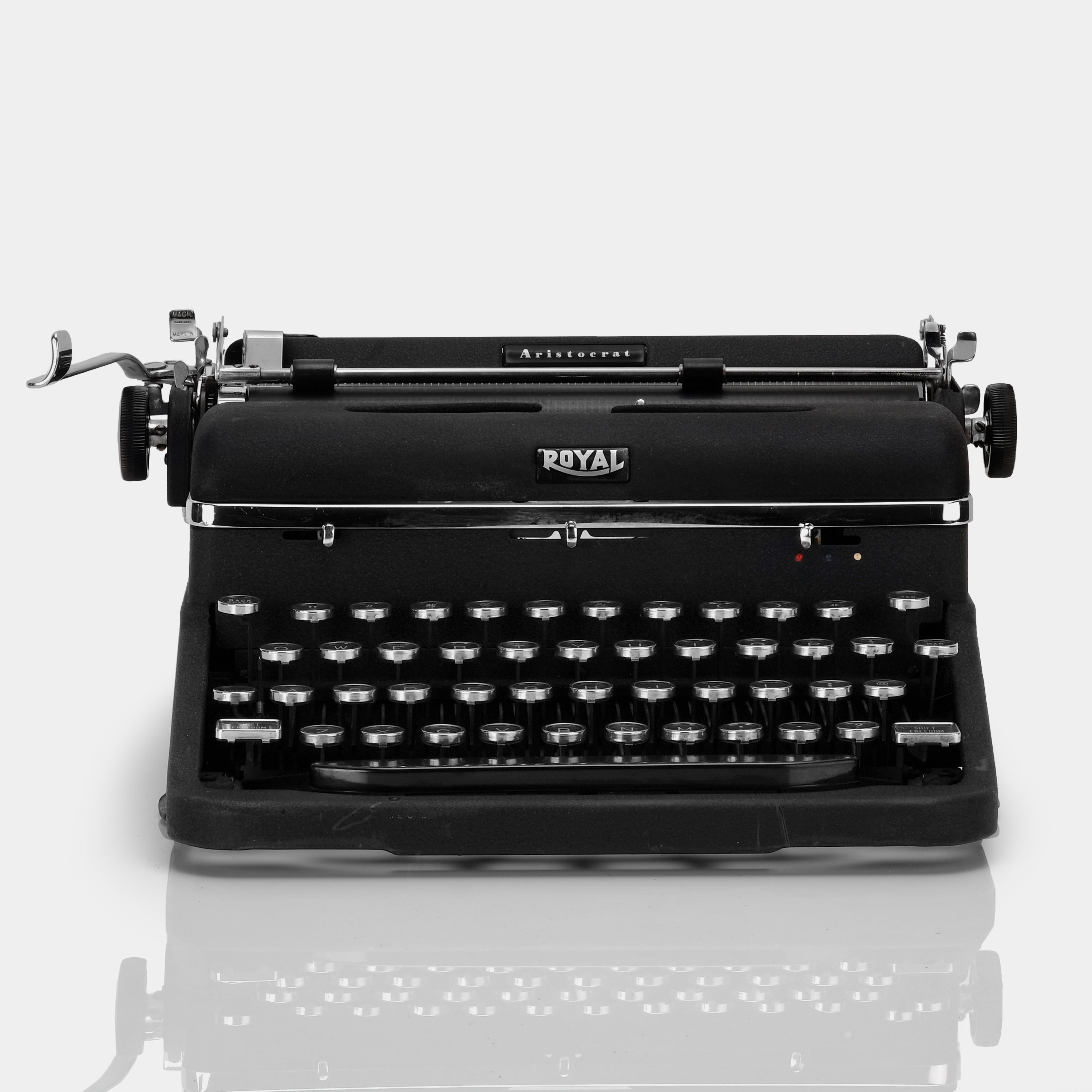 Royal Aristocrat Black Manual Typewriter