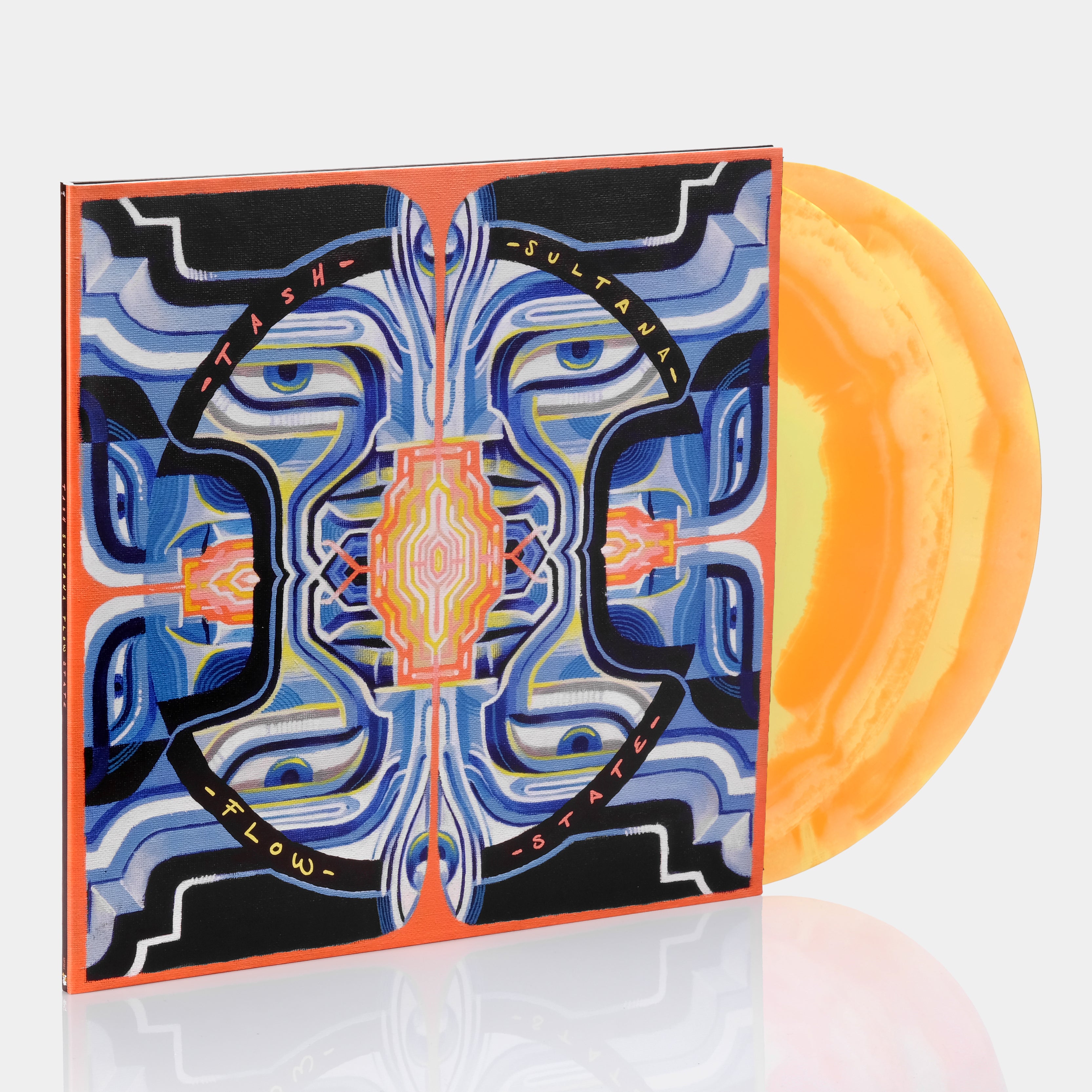 Tash Sultana - Flow State 2xLP Yellow and Orange Swirl Vinyl Record