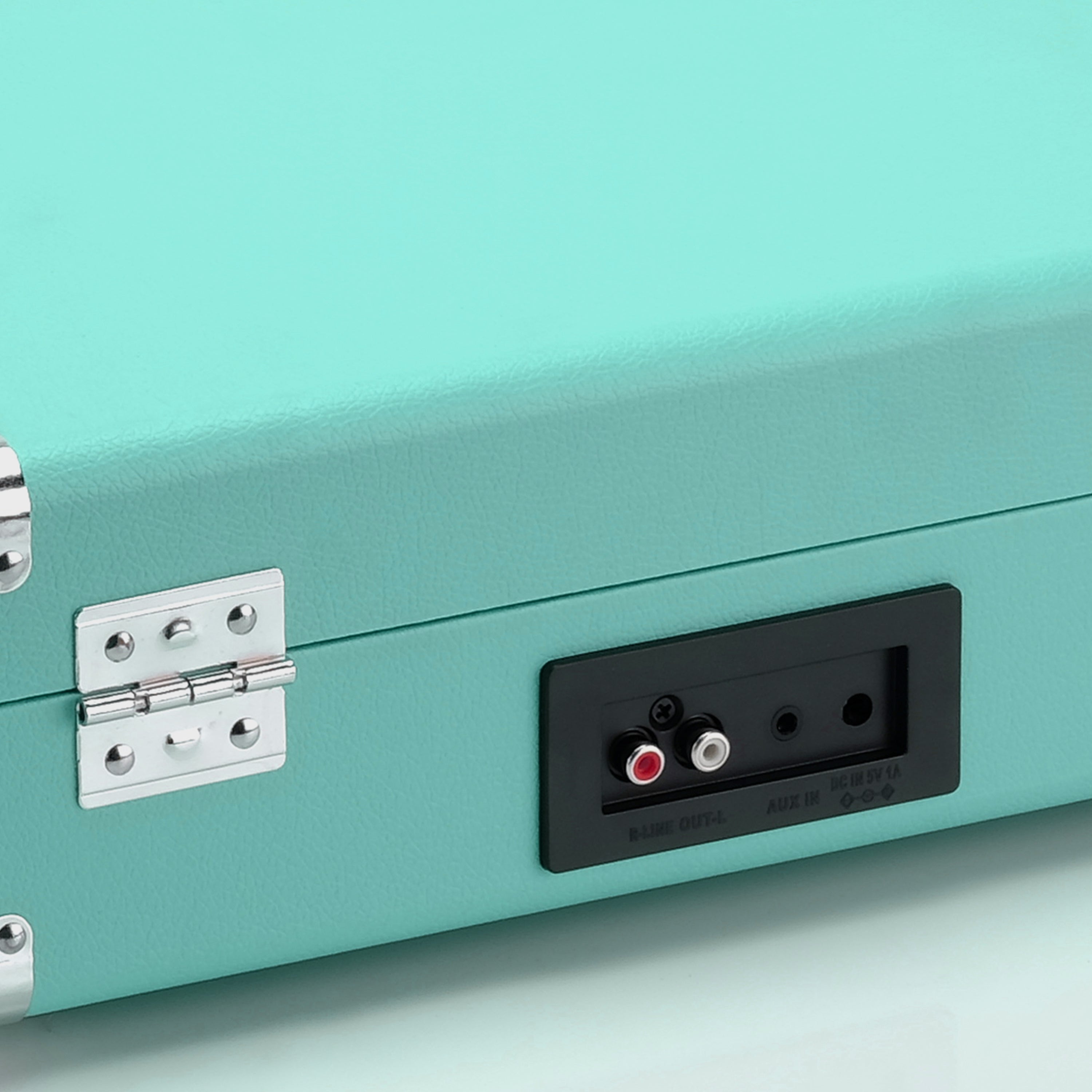 Crosley Cruiser Deluxe Turquoise Portable Turntable with Bluetooth
