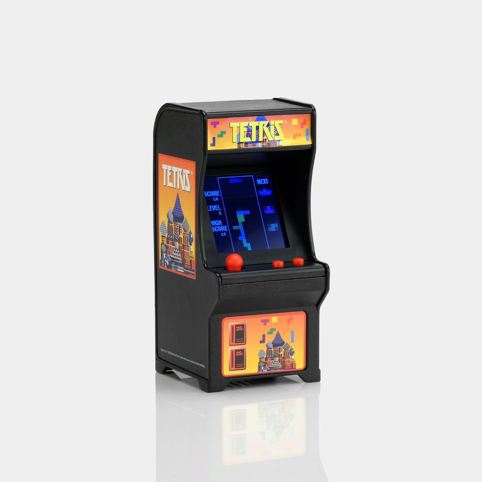 Tiny Arcade Tetris Game Keychain