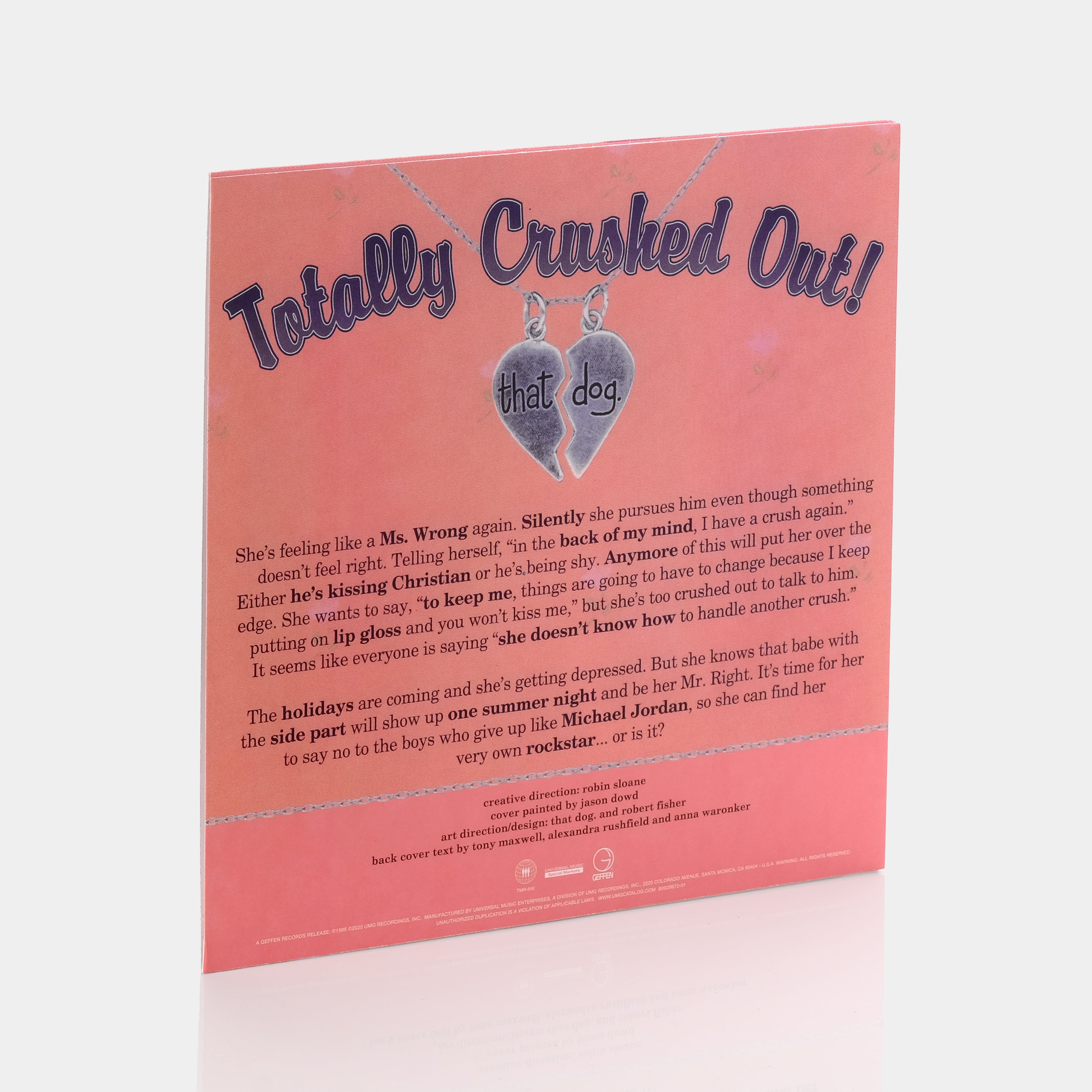 that dog. - Totally Crushed Out LP Vinyl Record