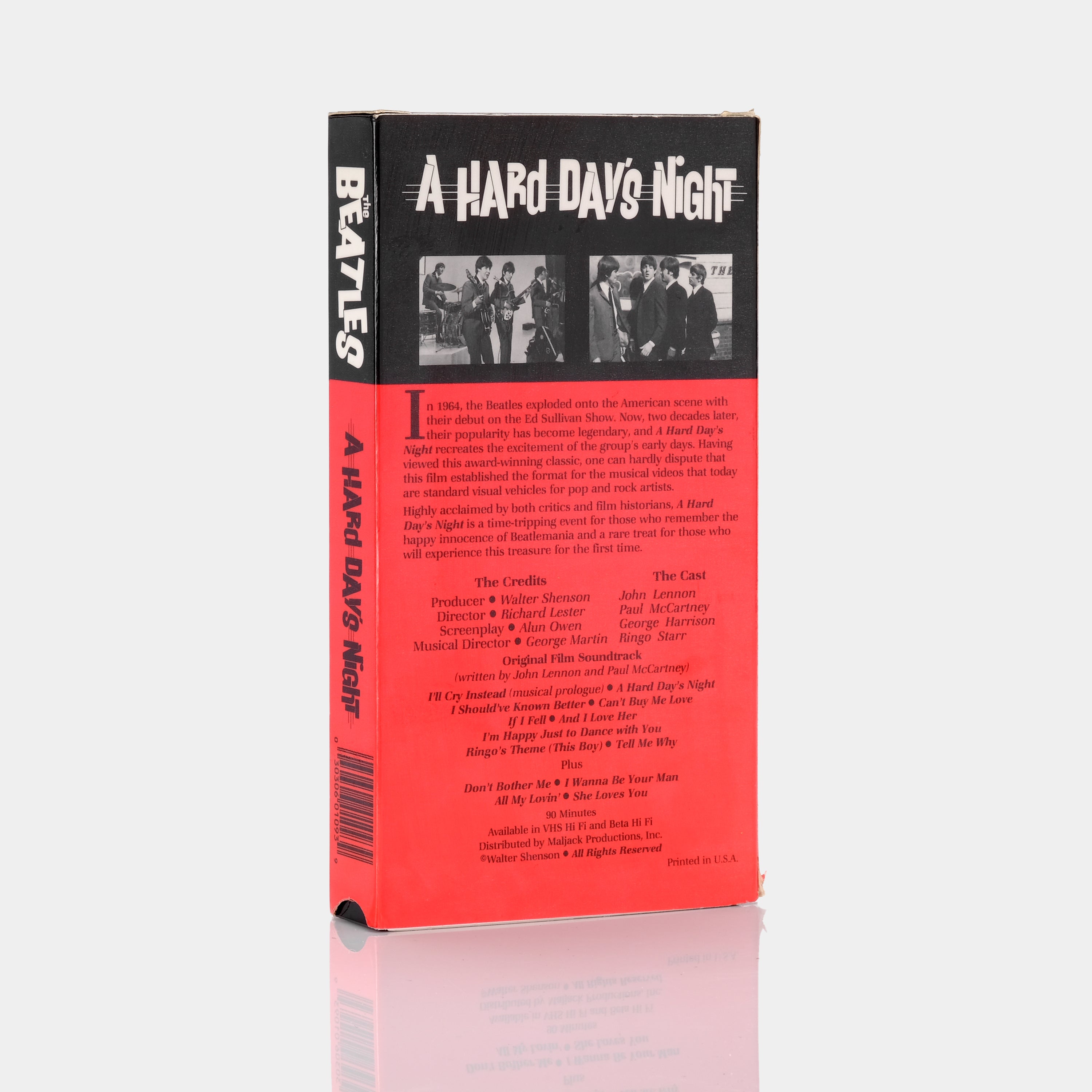 The Beatles: A Hard Day's Night VHS Tape