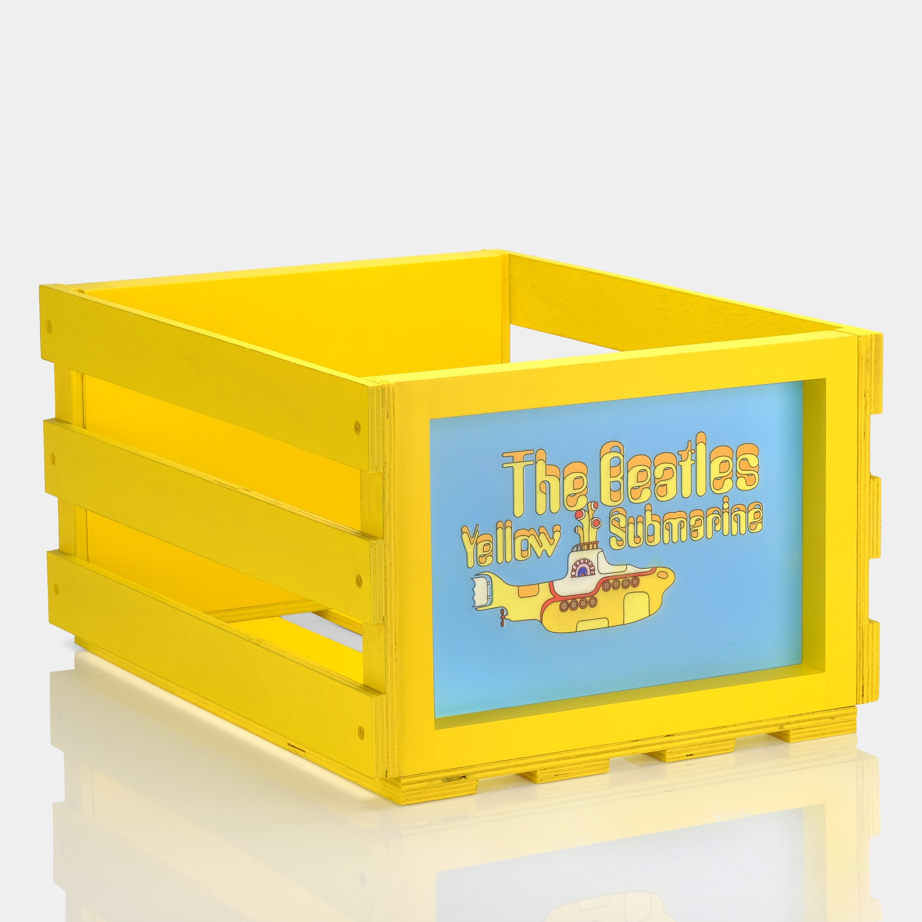 The Beatles "Yellow Submarine" Record Storage Crate