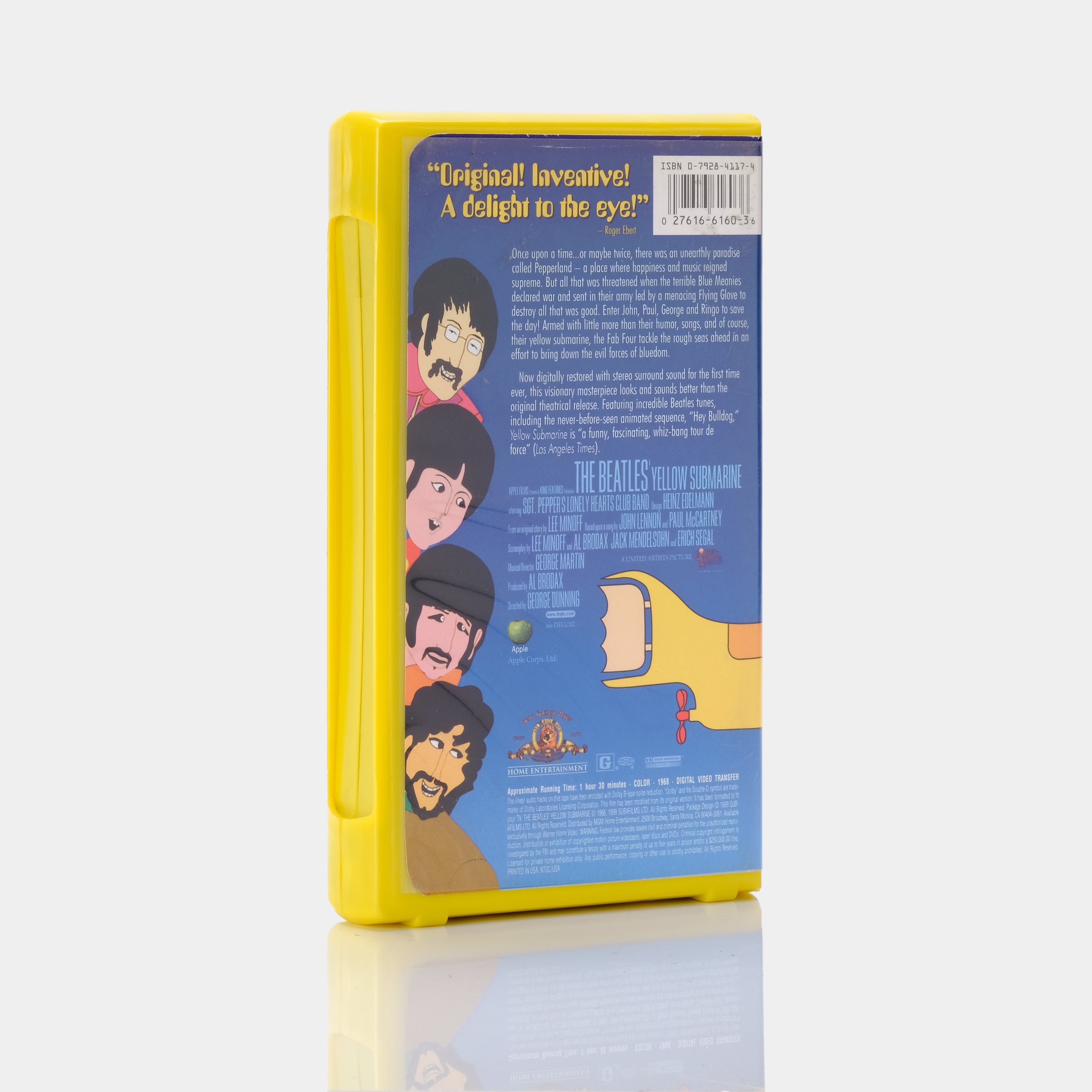 The Beatles: Yellow Submarine VHS Tape