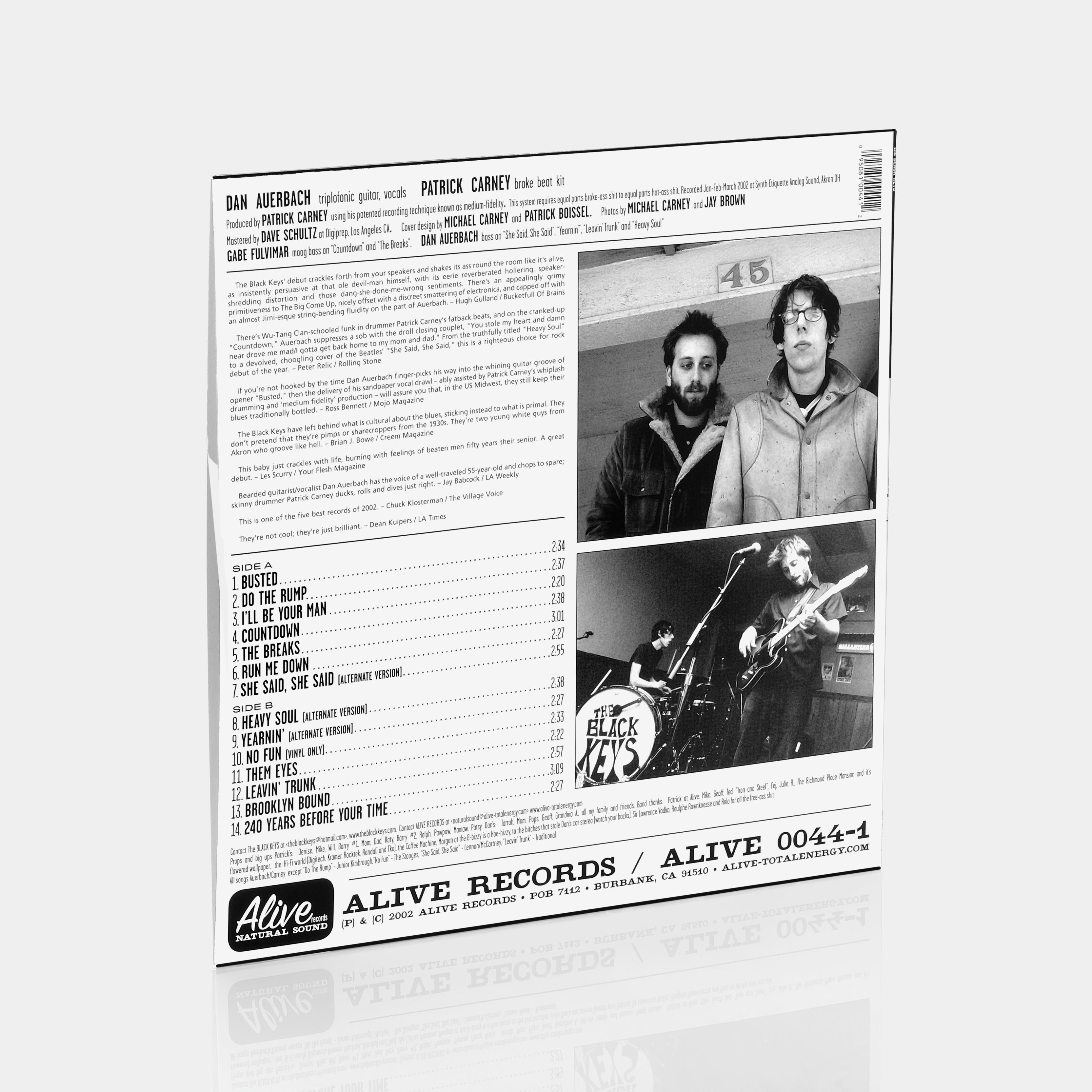 The Black Keys - The Big Come Up LP Vinyl Record