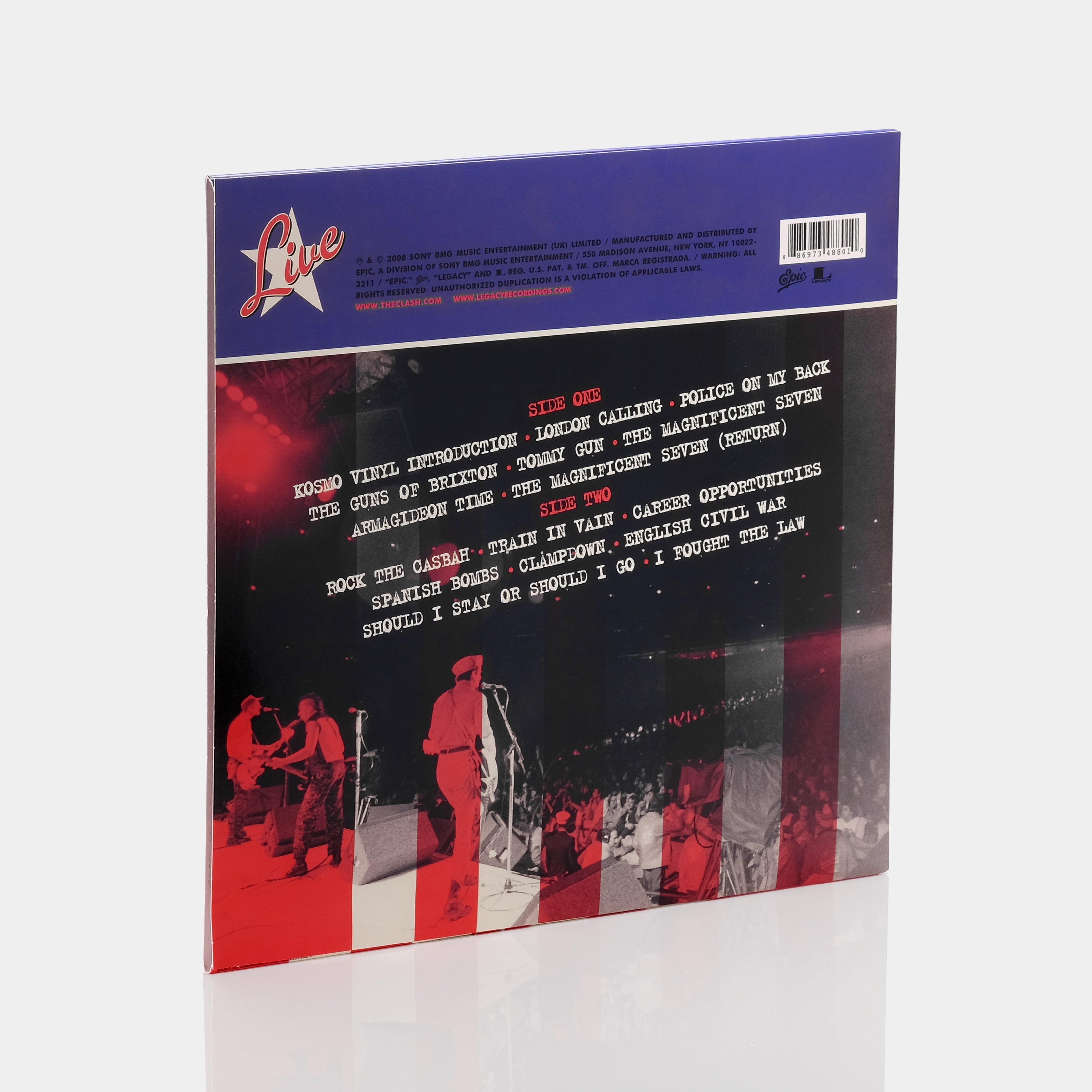 The Clash - Live At Shea Stadium LP Vinyl Record