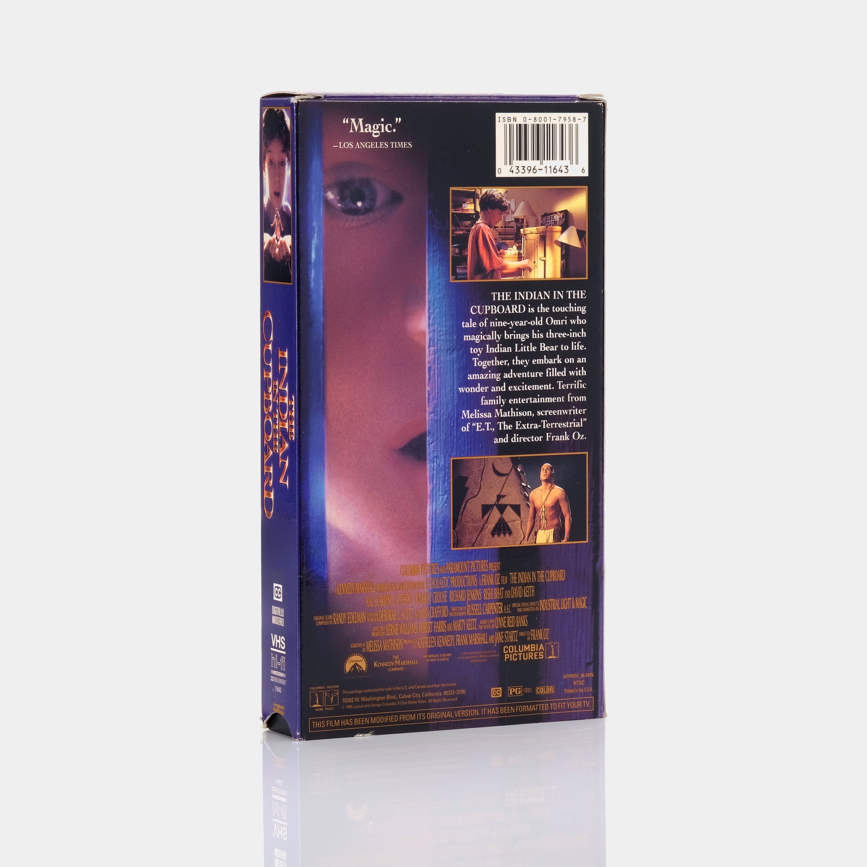 The Indian in the Cupboard VHS Tape