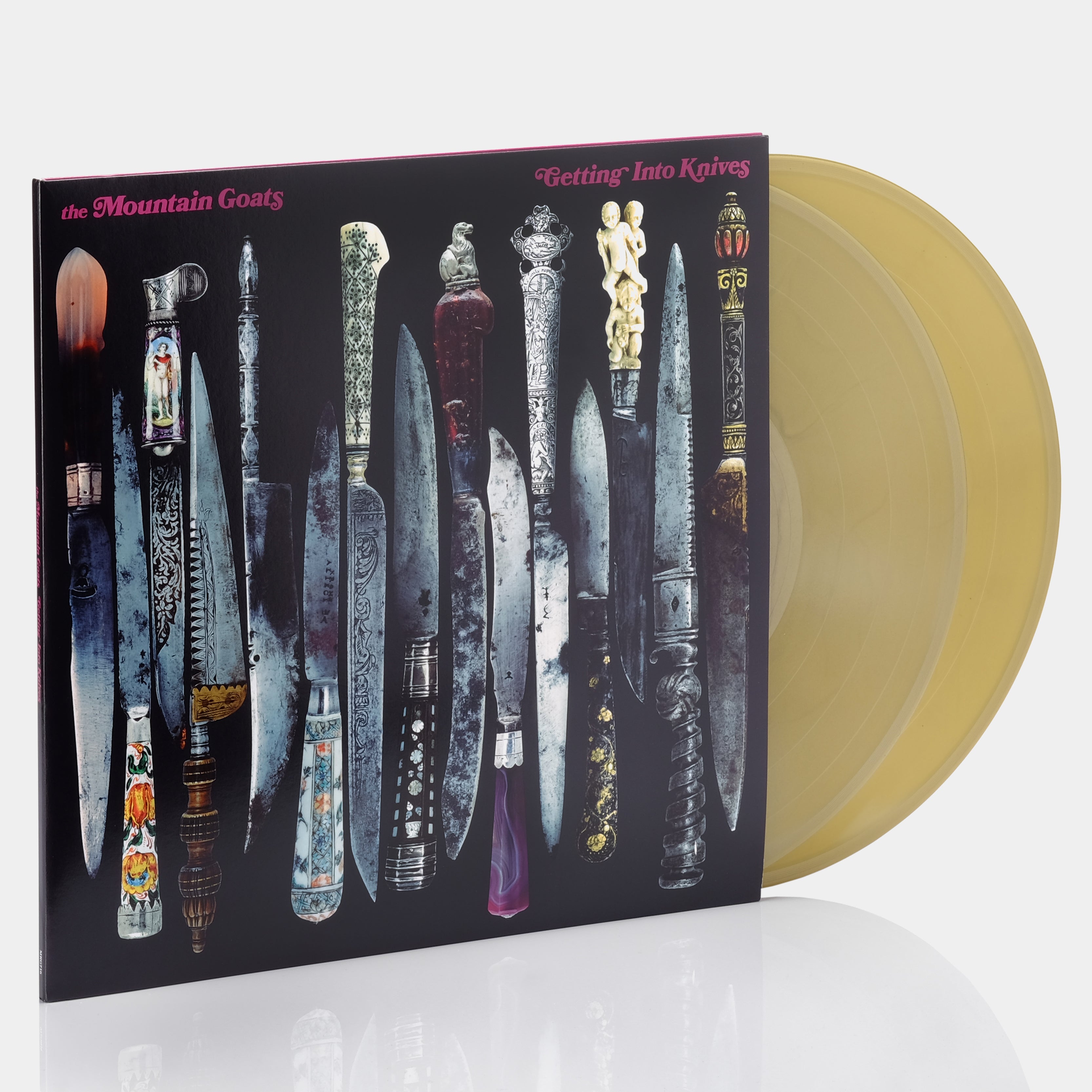 The Mountain Goats - Getting Into Knives 2xLP Metallic Gold Vinyl Record