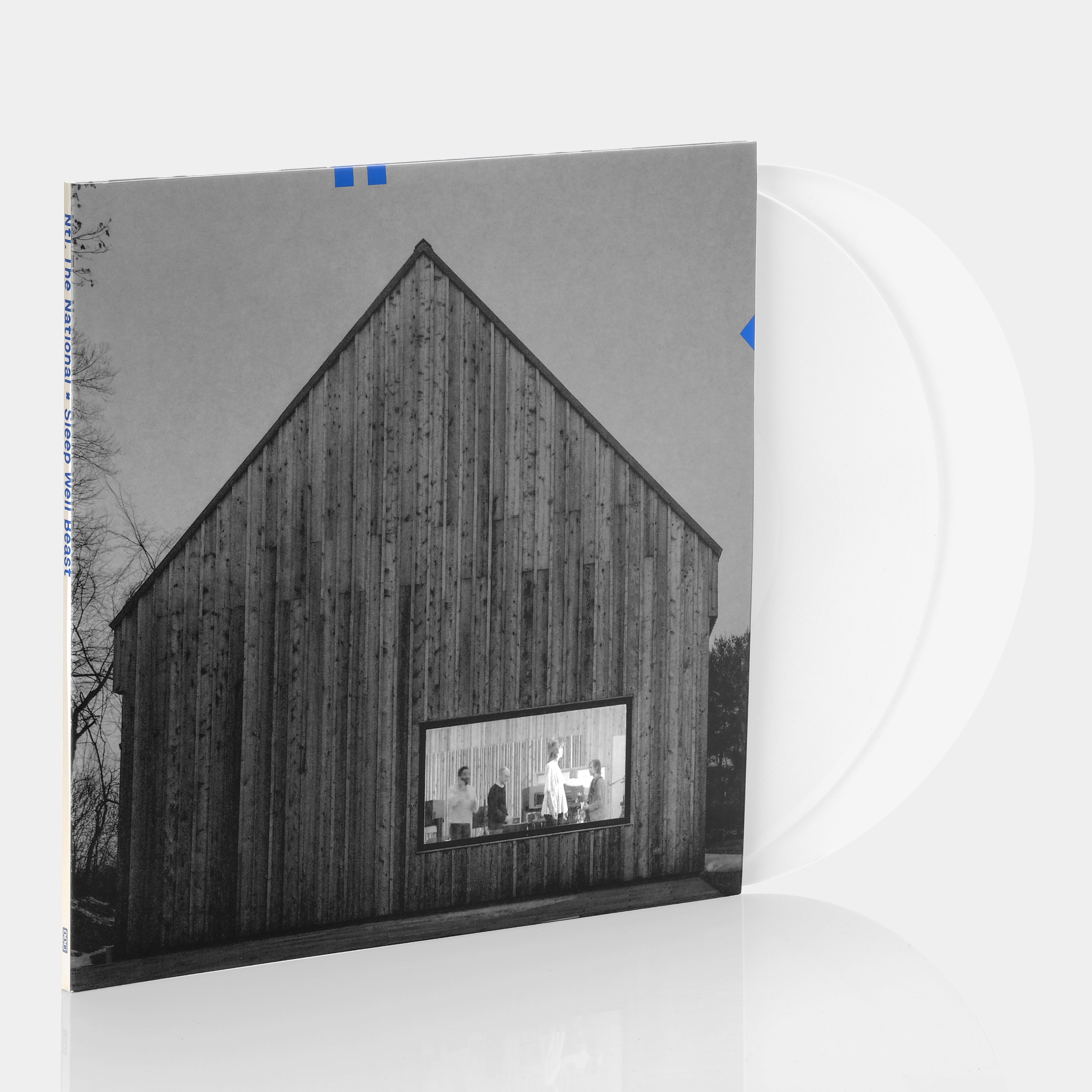 The National - Sleep Well Beast 2xLP White Vinyl Record