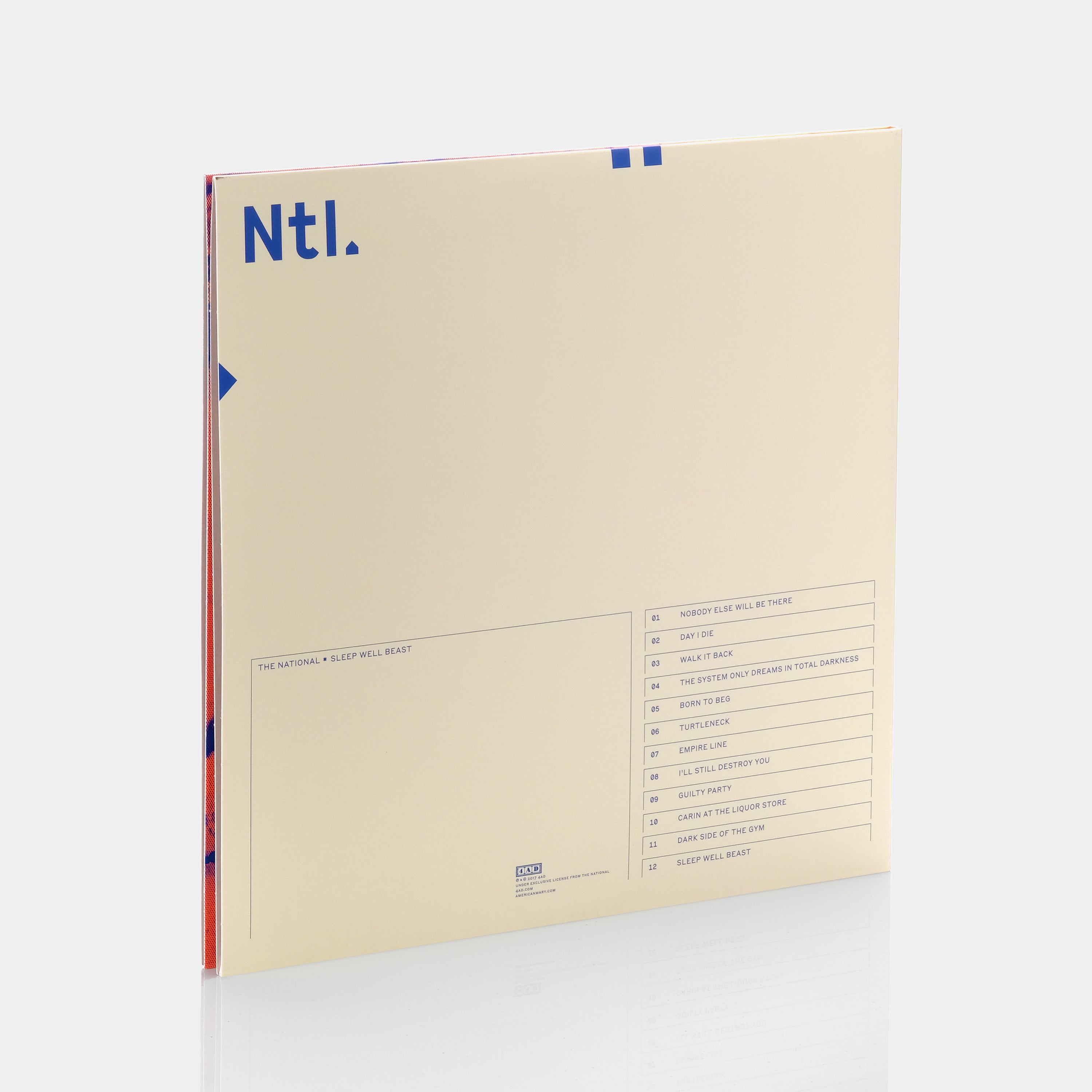 The National - Sleep Well Beast 2xLP White Vinyl Record