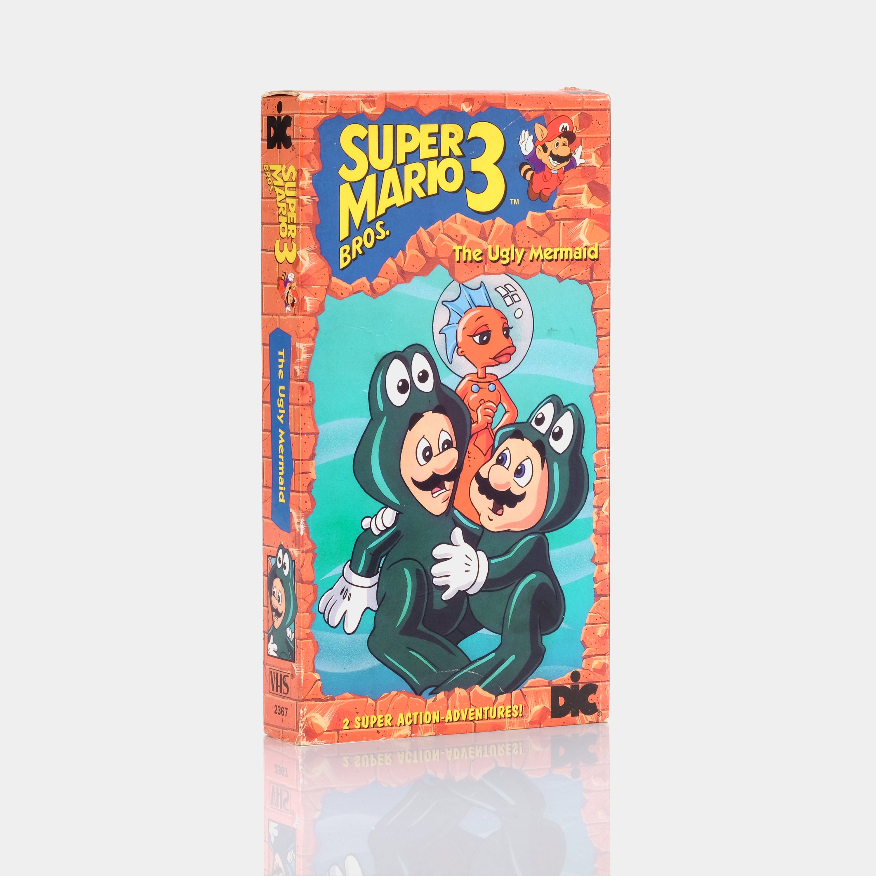 Super Mario Bros. 3: The Ugly Mermaid VHS Tape