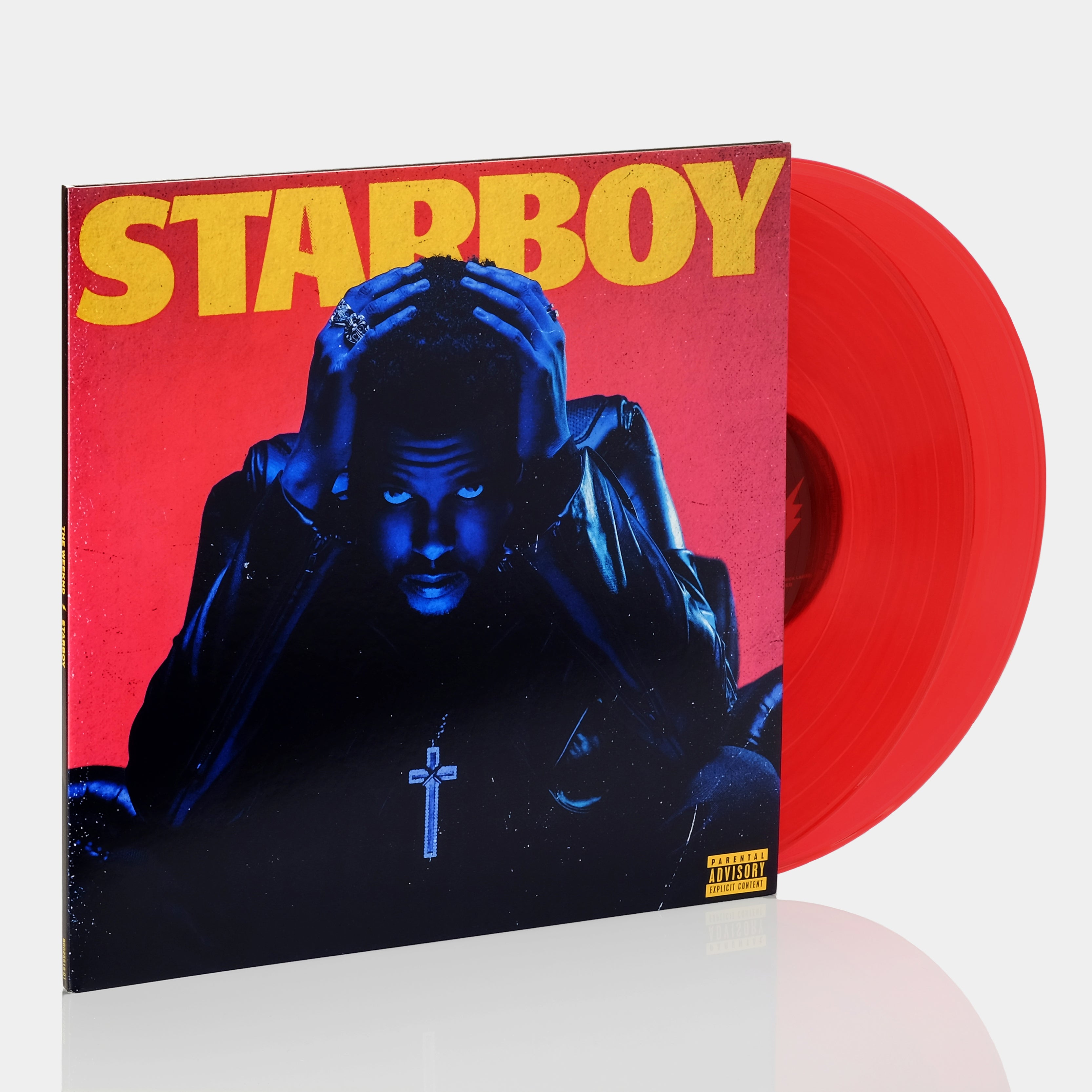 The Weeknd Starboy 2xLP Translucent Red Vinyl Record The Weeknd Starboy 2xLP Translucent Red Vinyl Record