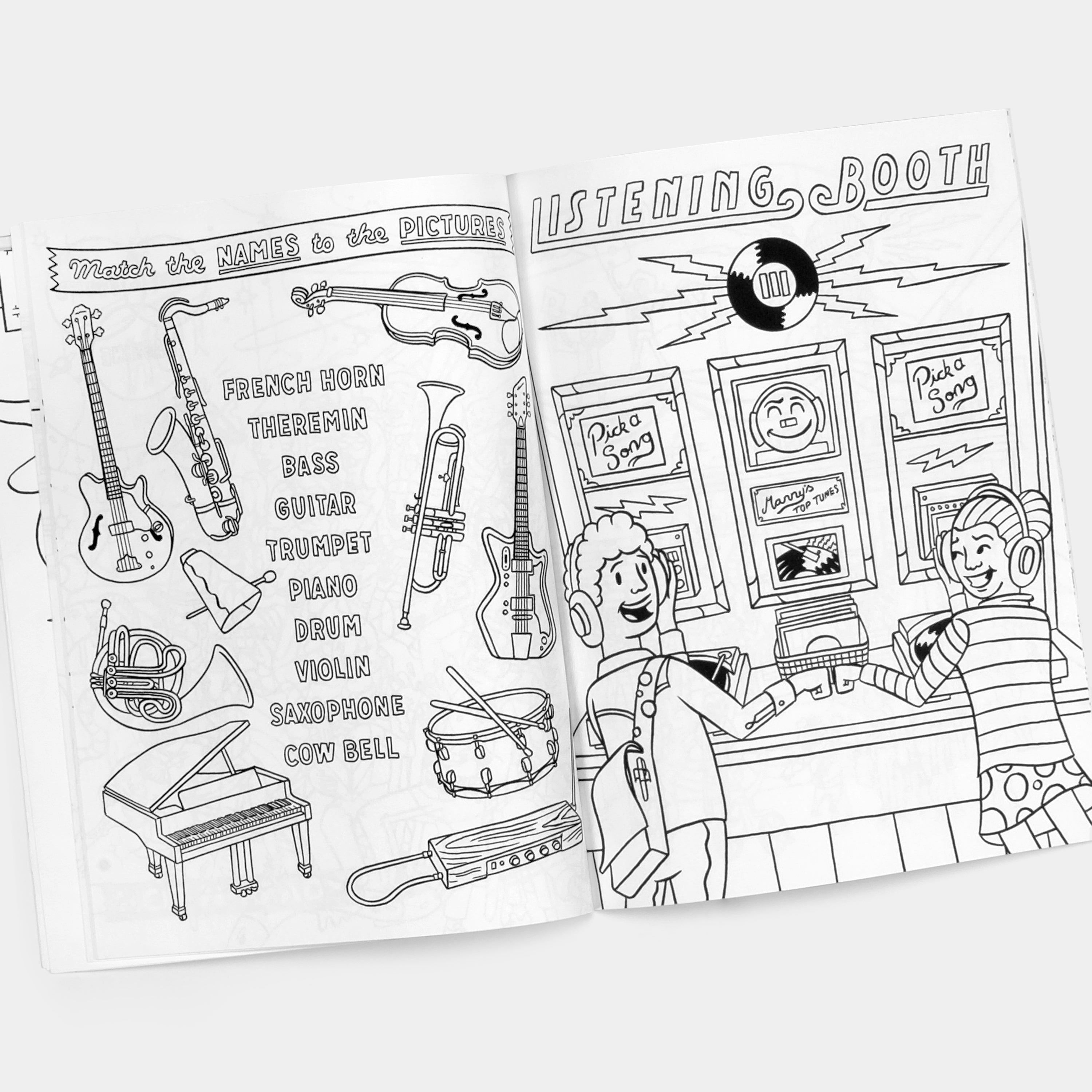 Third Man Records Illustrated Coloring Book