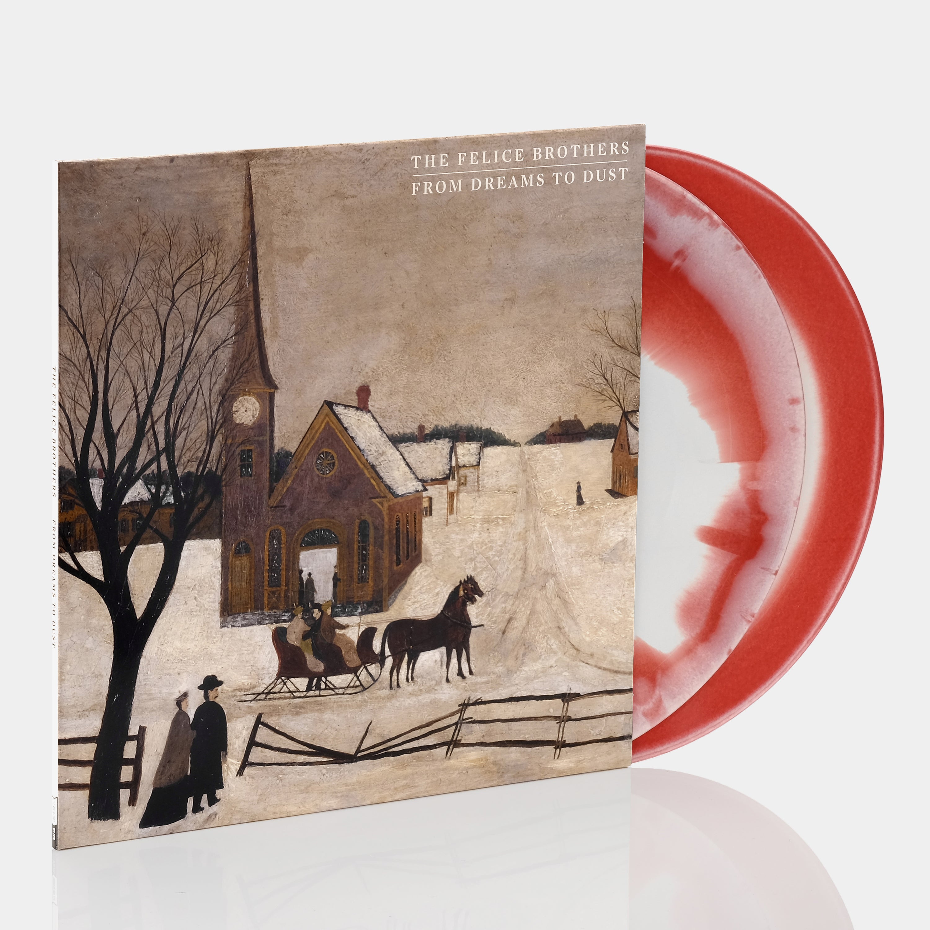 The Felice Brothers - From Dreams To Dust 2xLP Dusty Red & Cream Vinyl Record