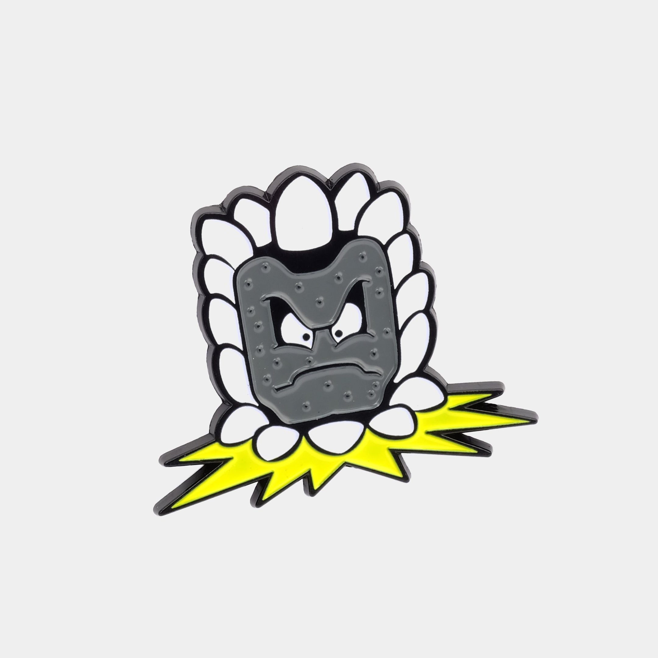 Super Mario Thwomp Enamel Pin