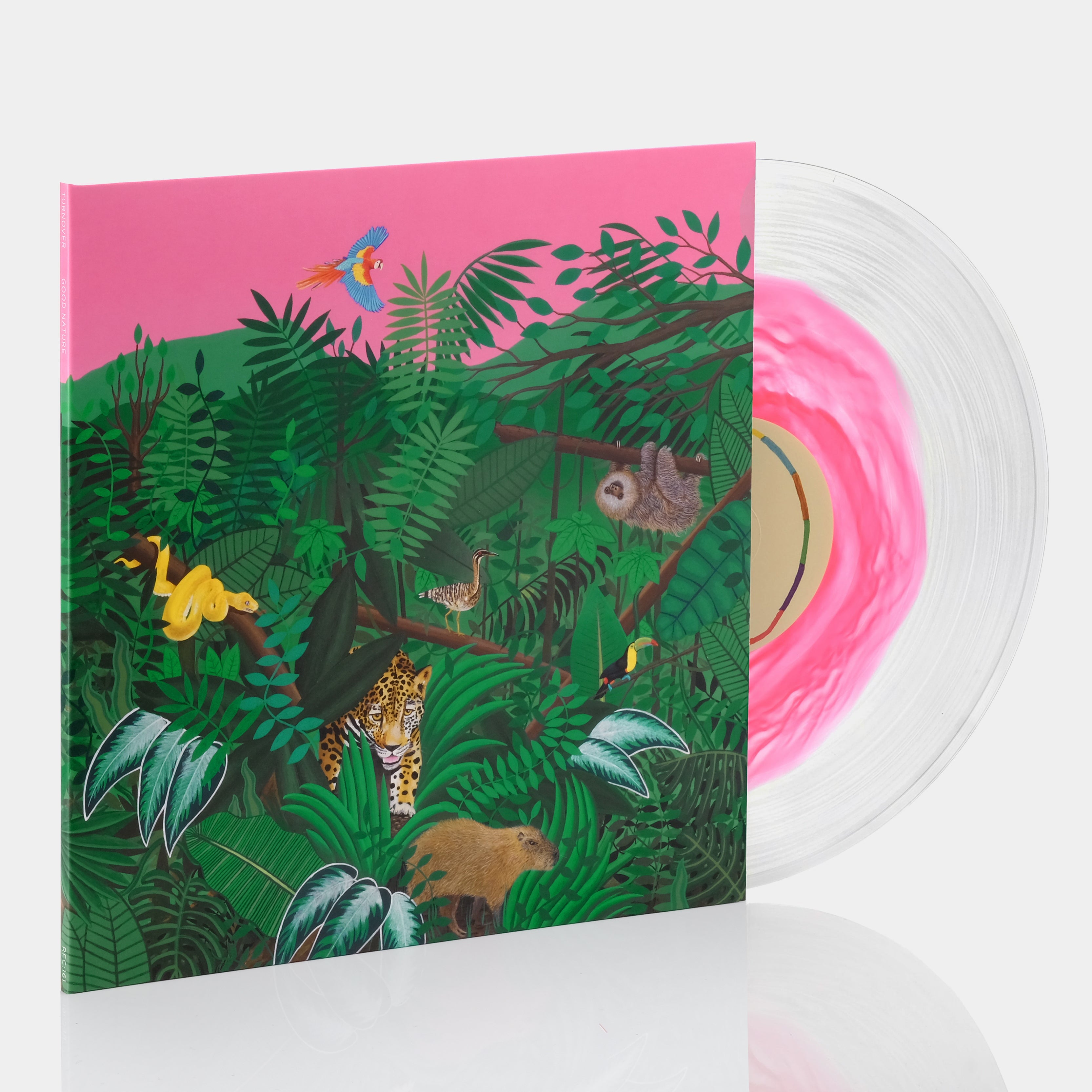 Turnover - Good Nature LP Clear & Pink Swirl Vinyl Record