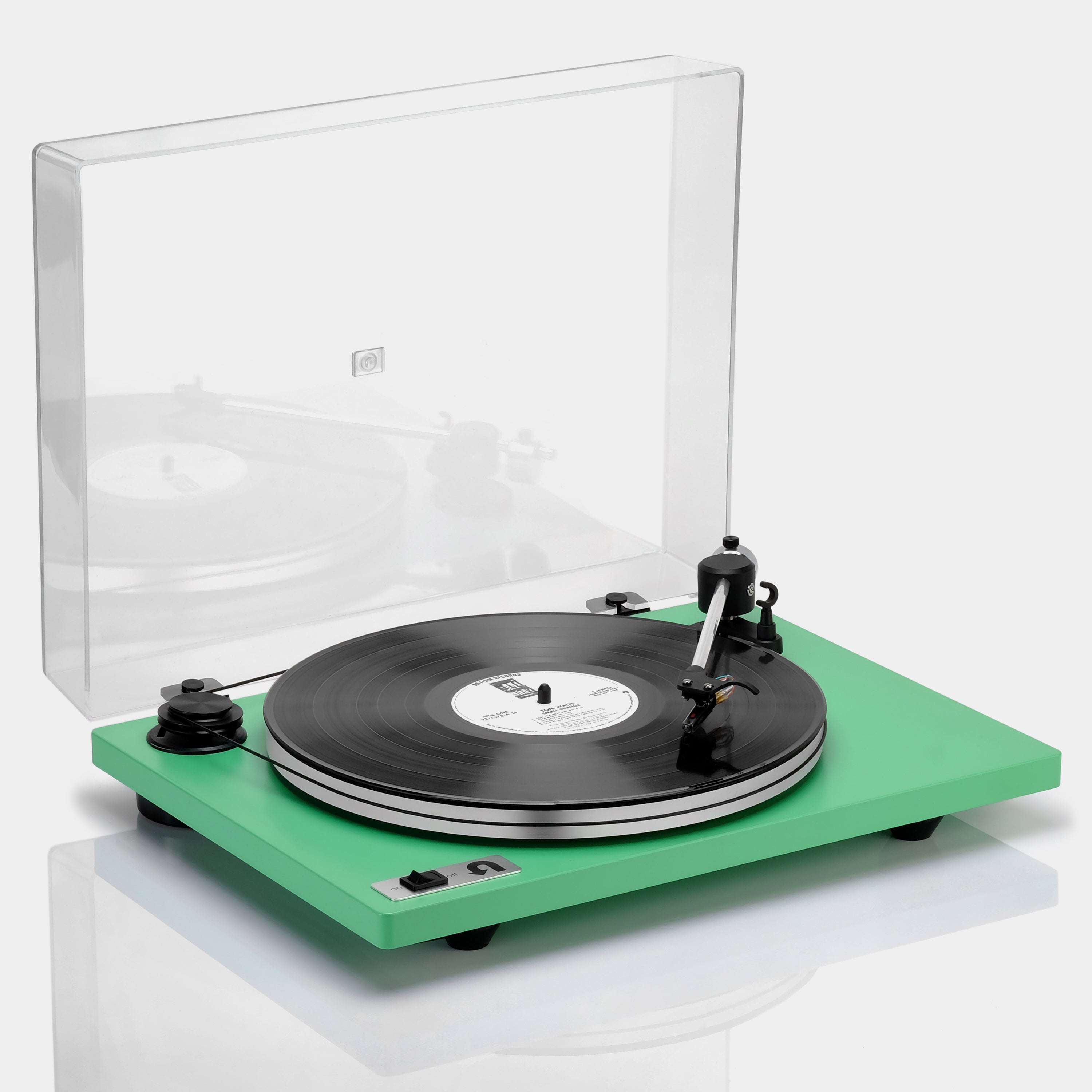 Orbit Plus Green Turntable with Built-in Preamp by U-Turn Audio