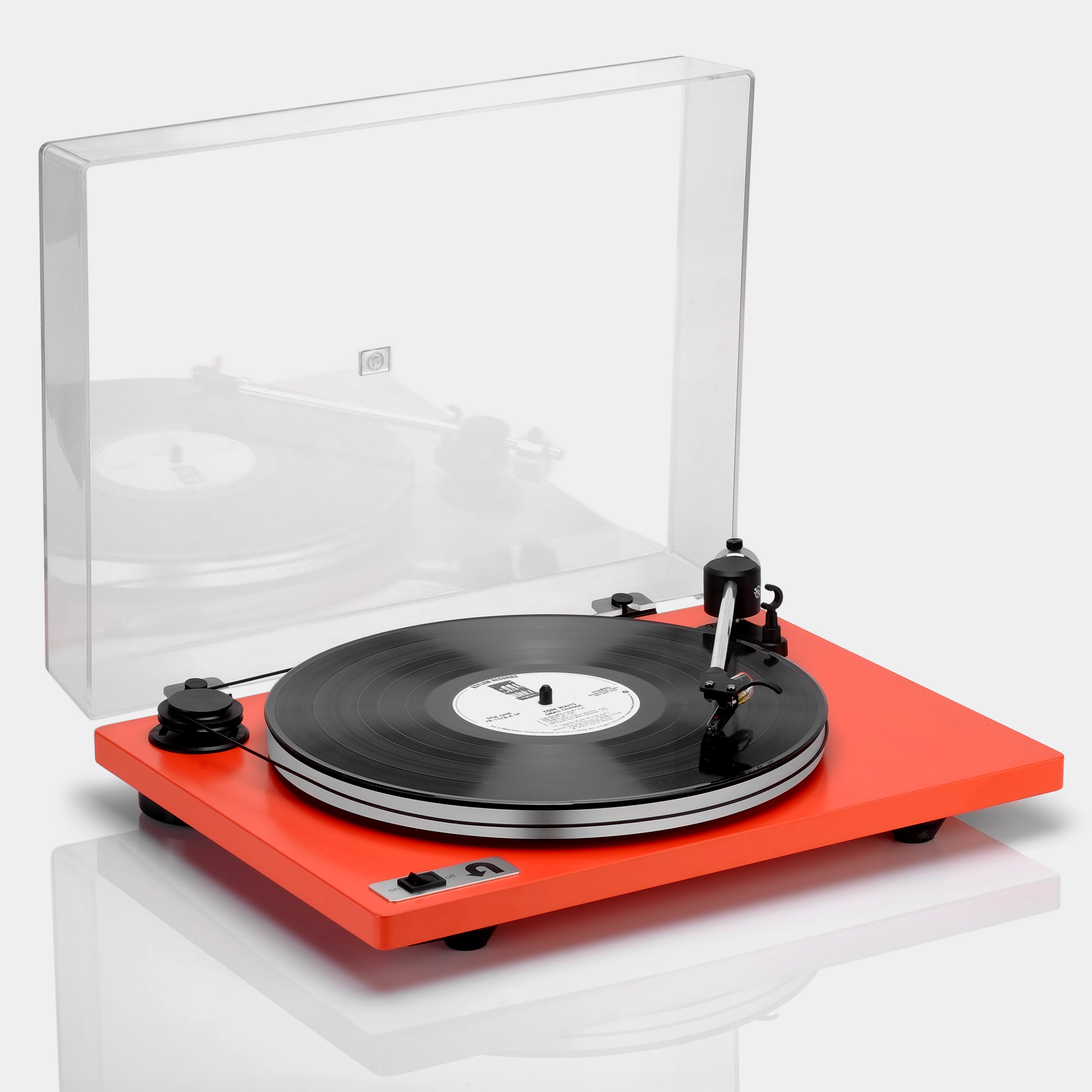 Orbit Plus Red Turntable with Built-in Preamp by U-Turn Audio
