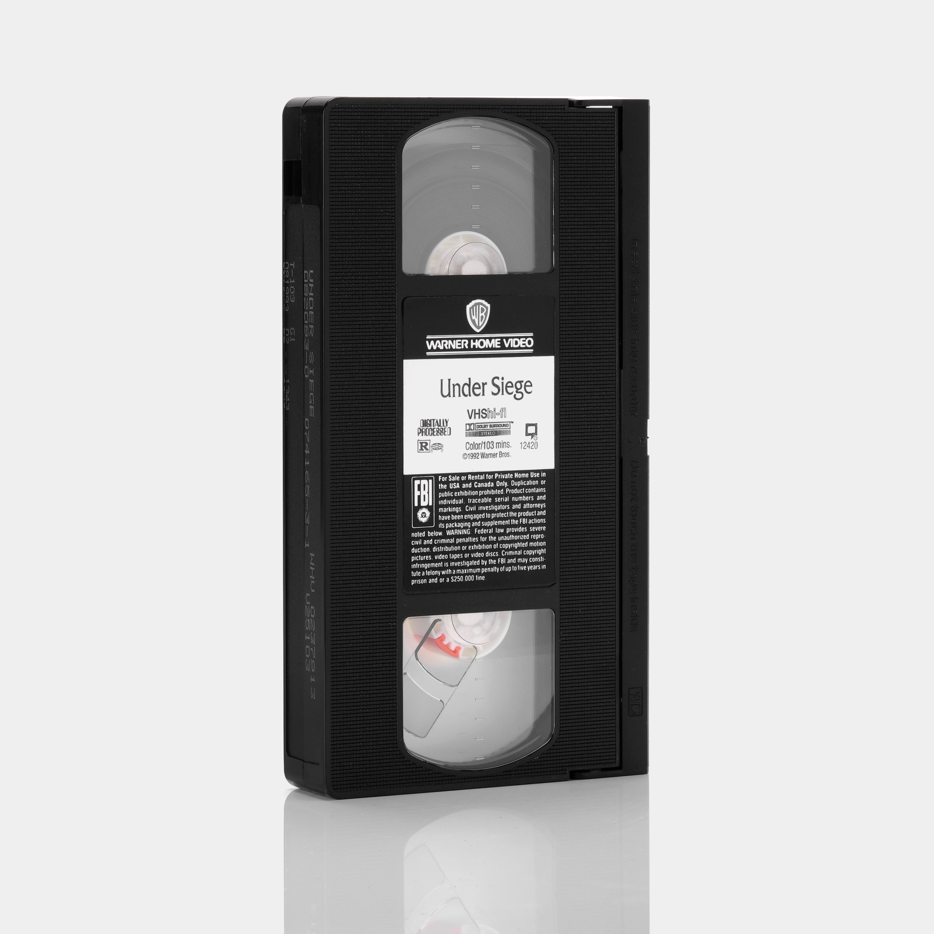 Under Siege VHS Tape