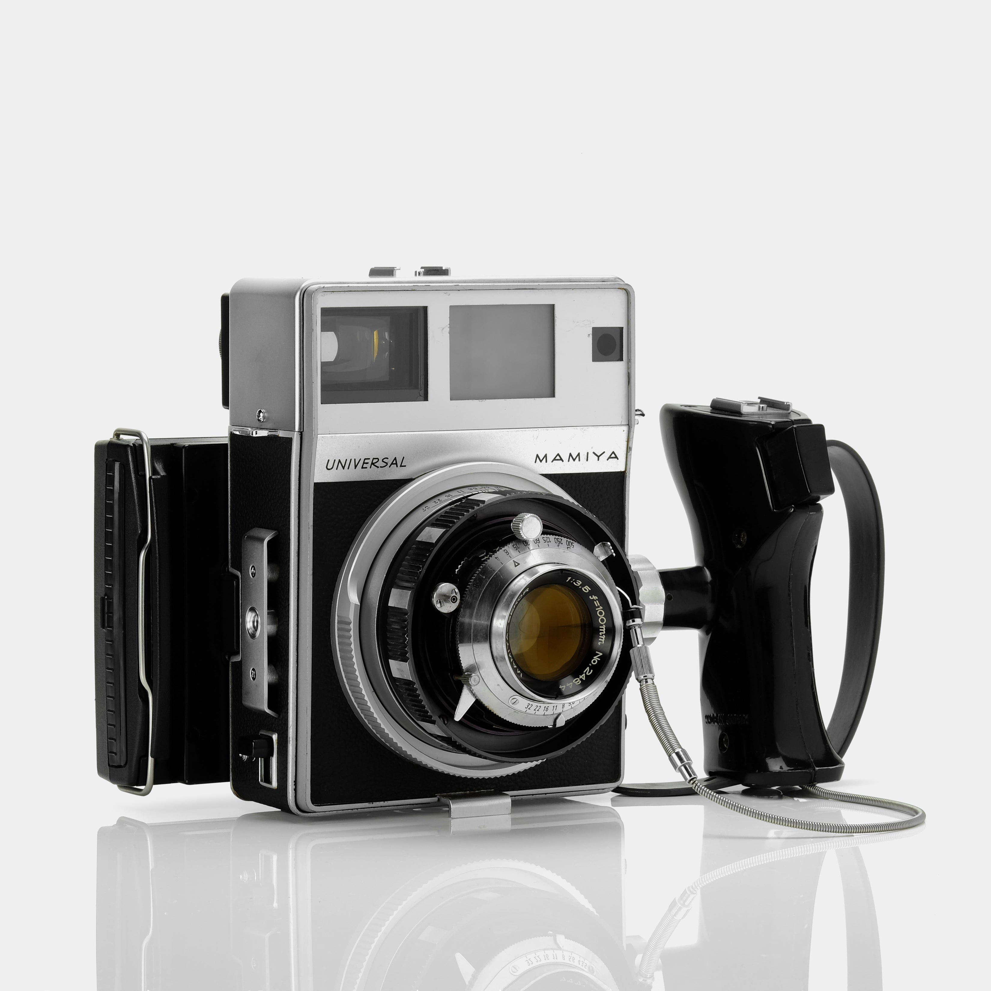 Mamiya Universal Medium Format Packfilm Camera with 100mm Lens