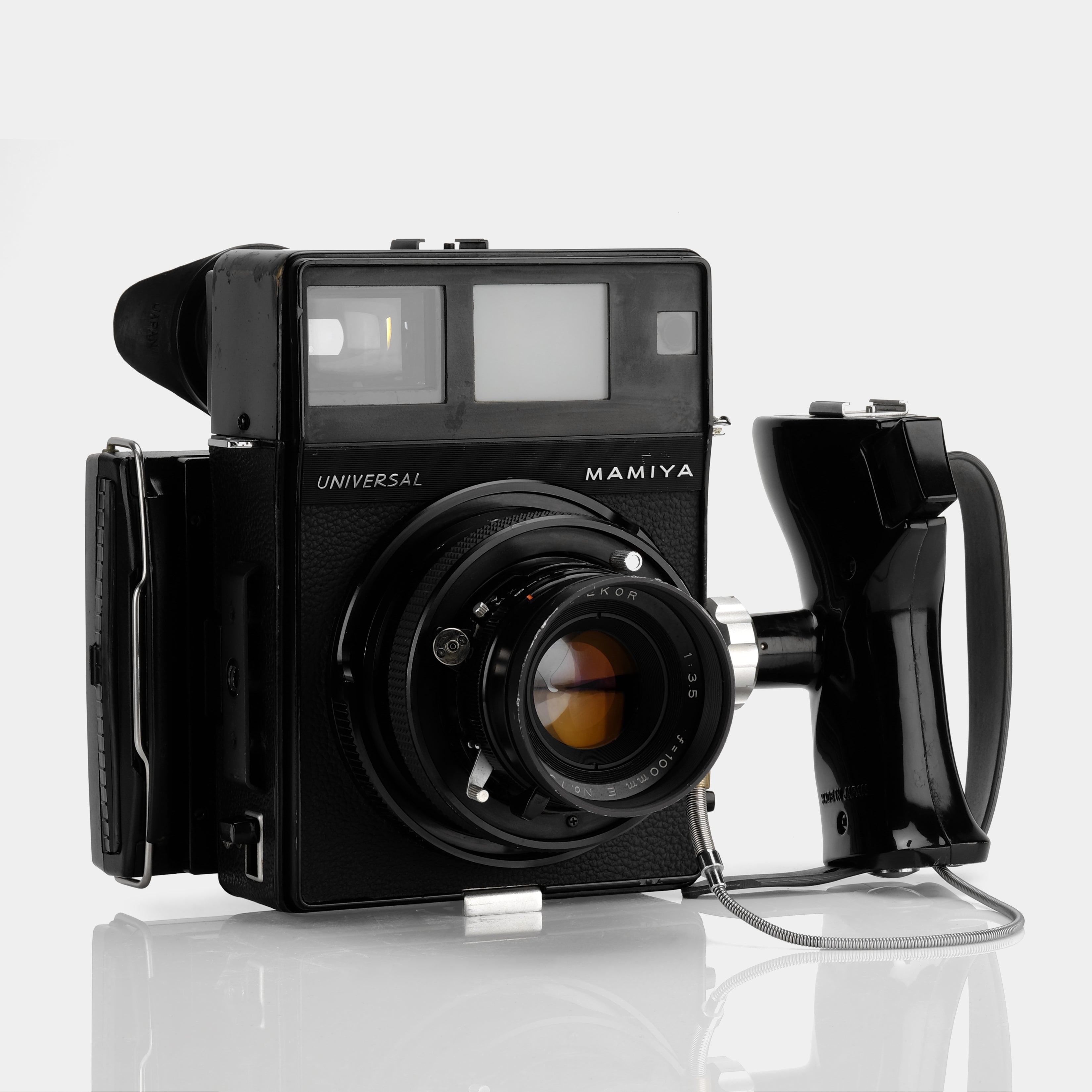 Mamiya Universal Medium Format Packfilm Camera with 100mm Lens