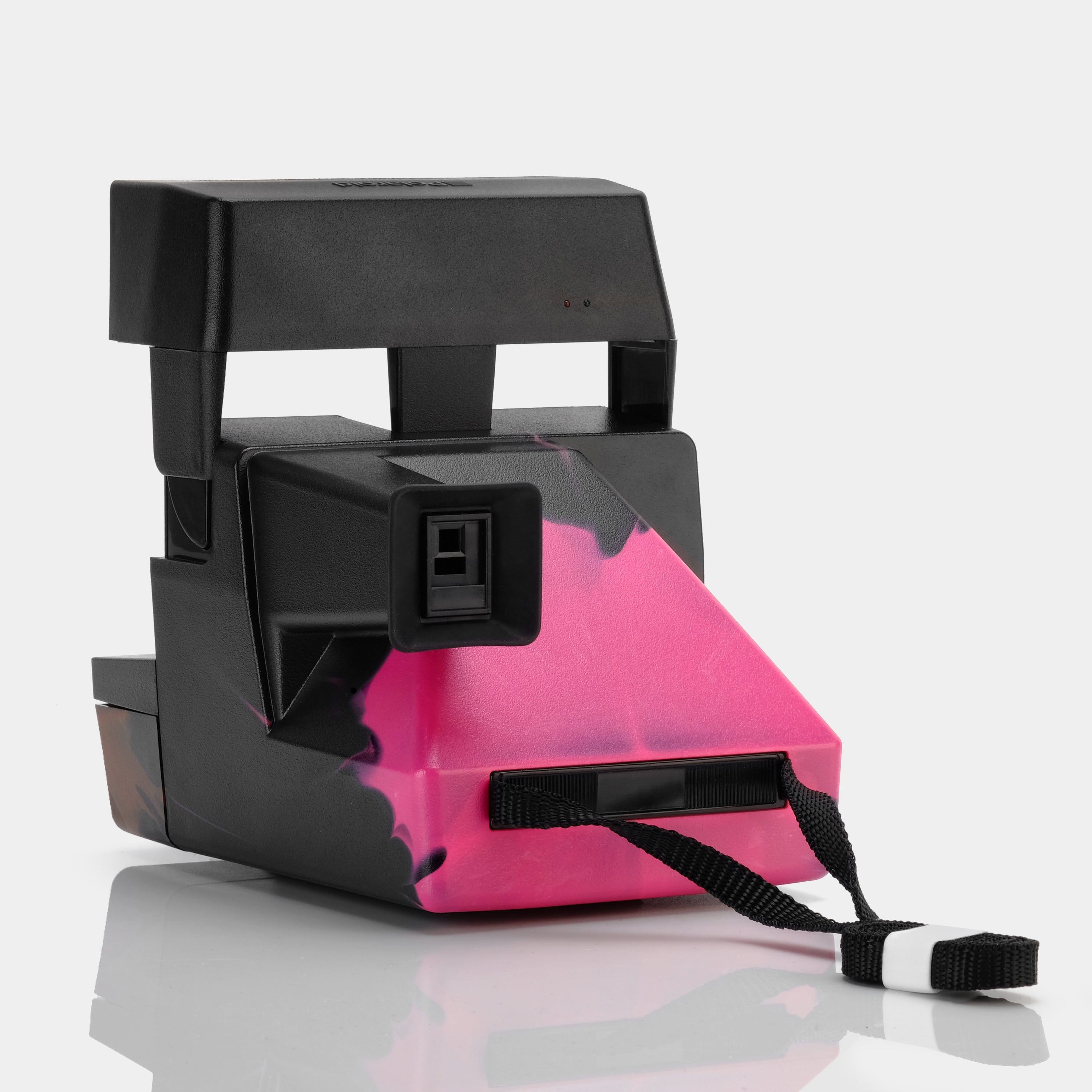 Black and Pink Swirl 600 Instant Film Camera