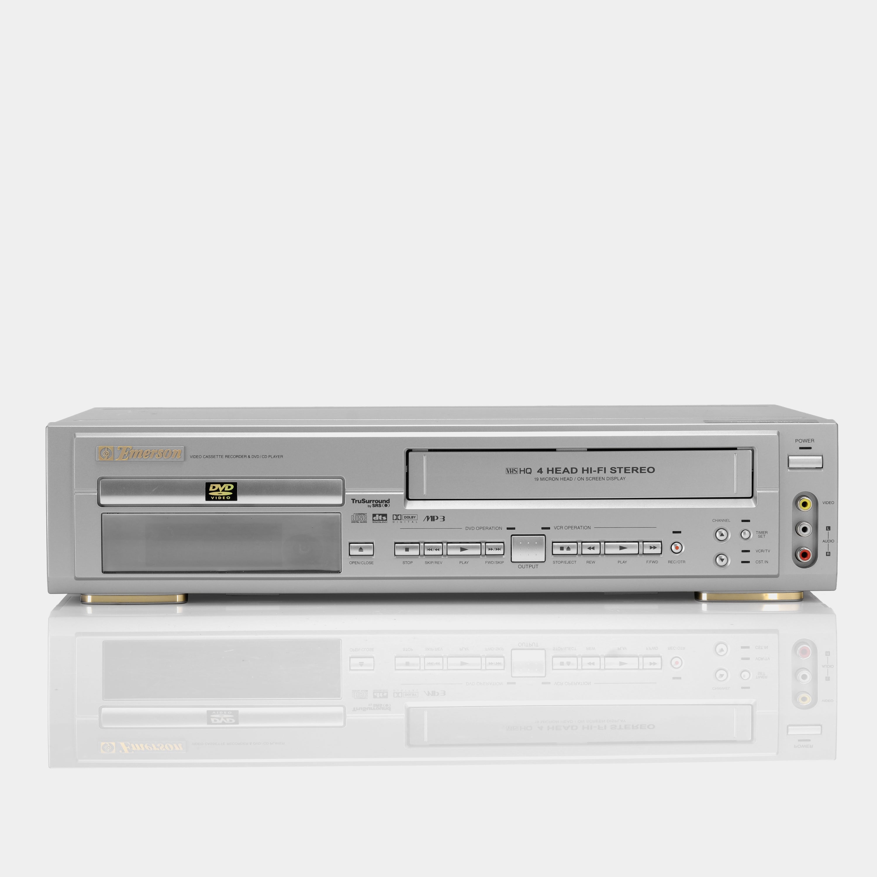 Emerson EWD2202 VCR VHS and DVD Player