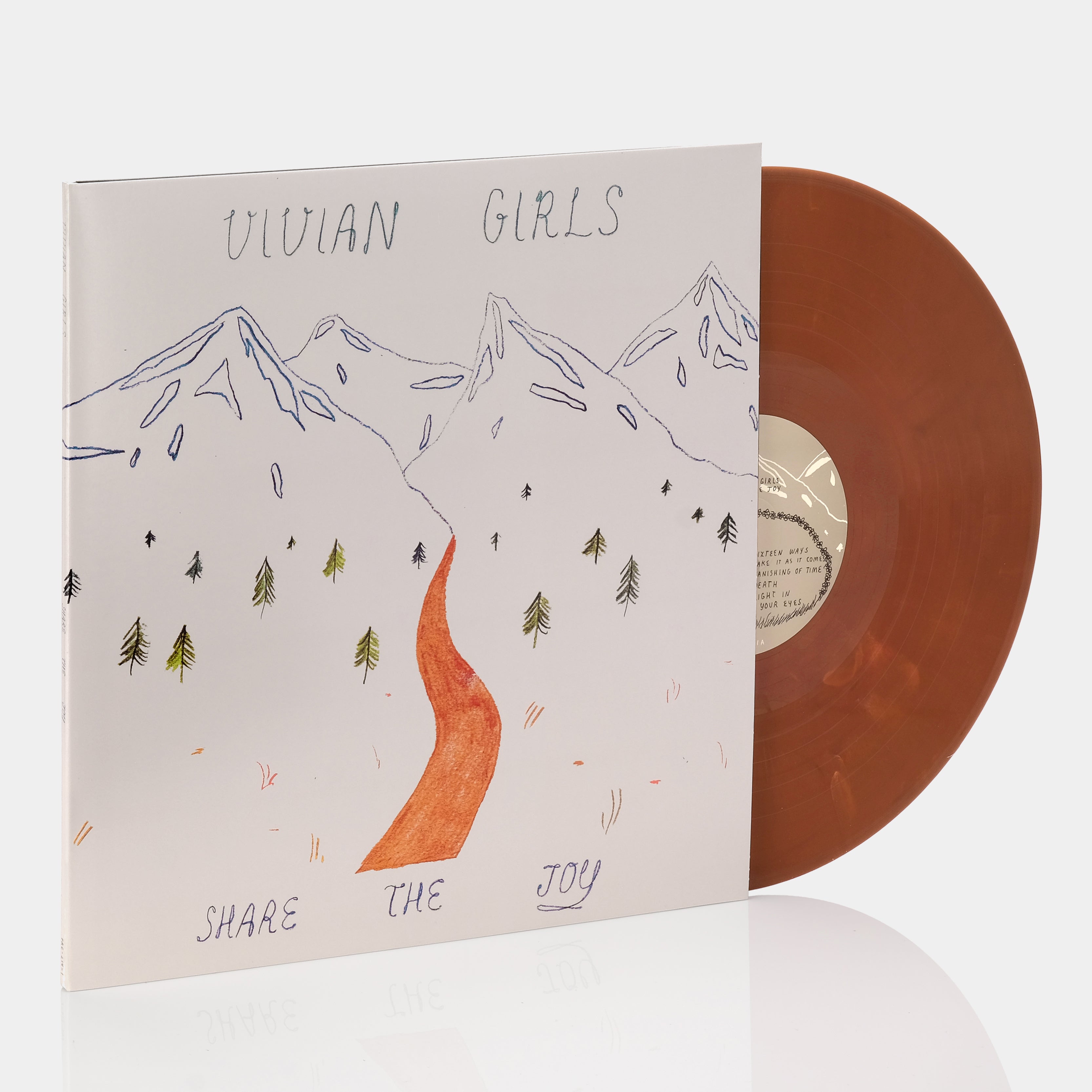 Vivian Girls - Share The Joy LP Terra Cotta Vinyl Record