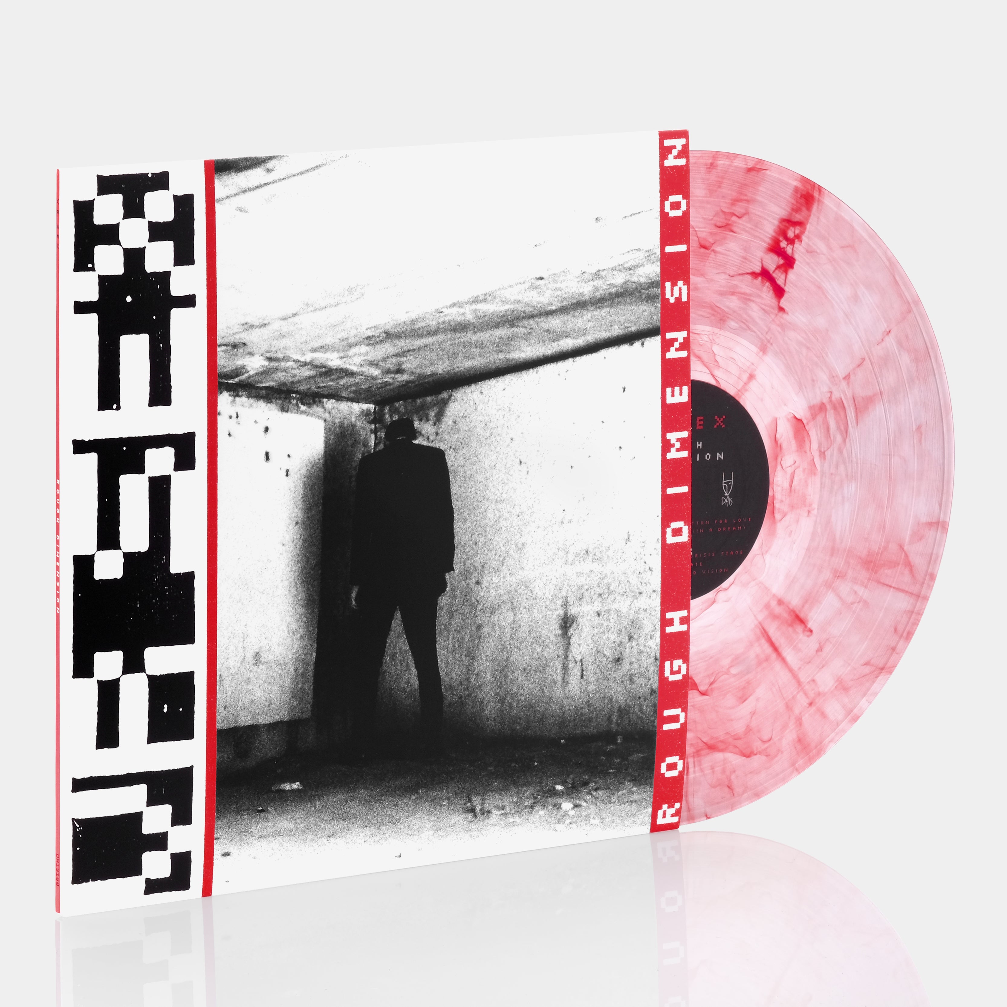 VR SEX - Rough Dimension LP Clear Red Marble Vinyl Record