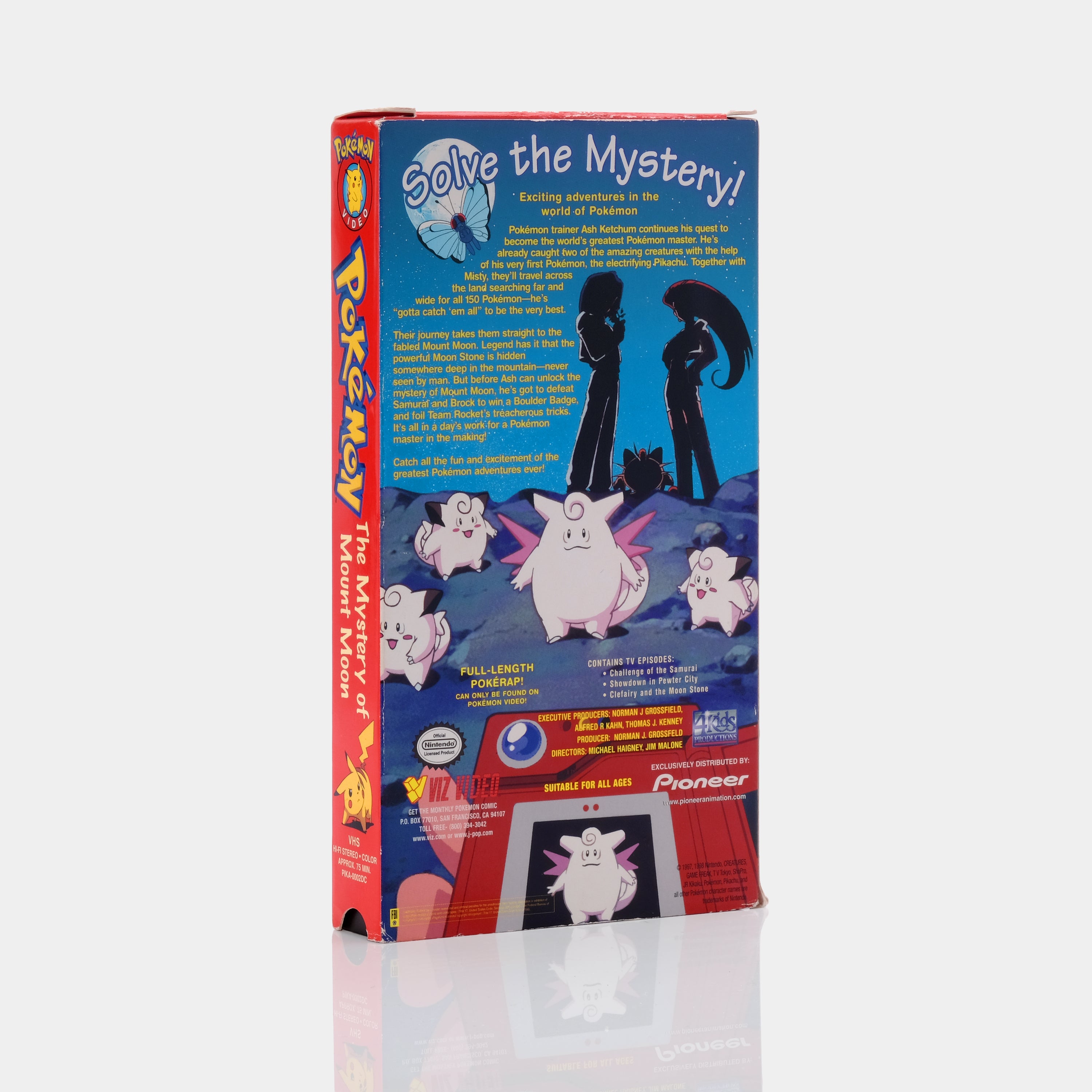 Pokémon: The Mystery of Mount Moon VHS Tape