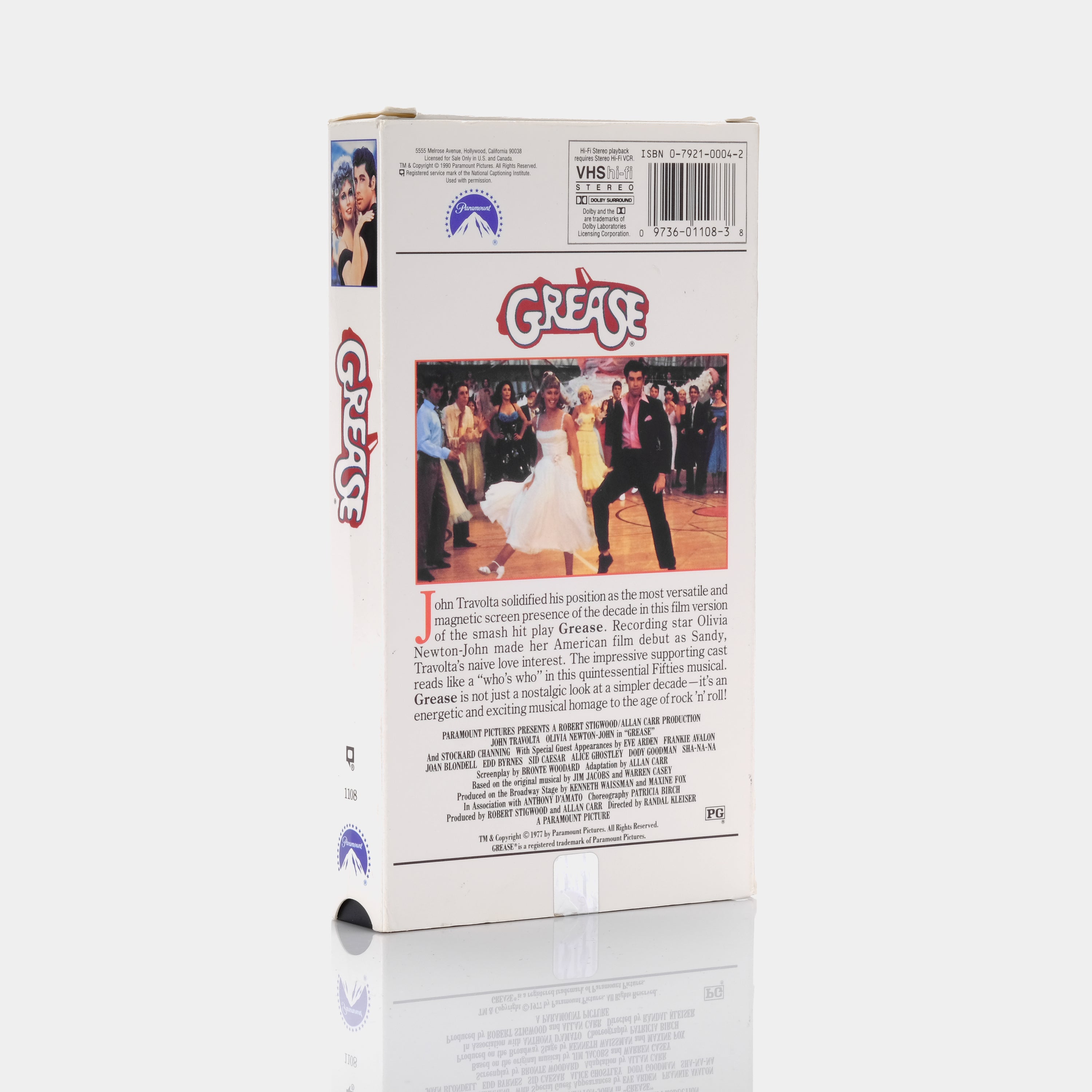 Grease VHS Tape