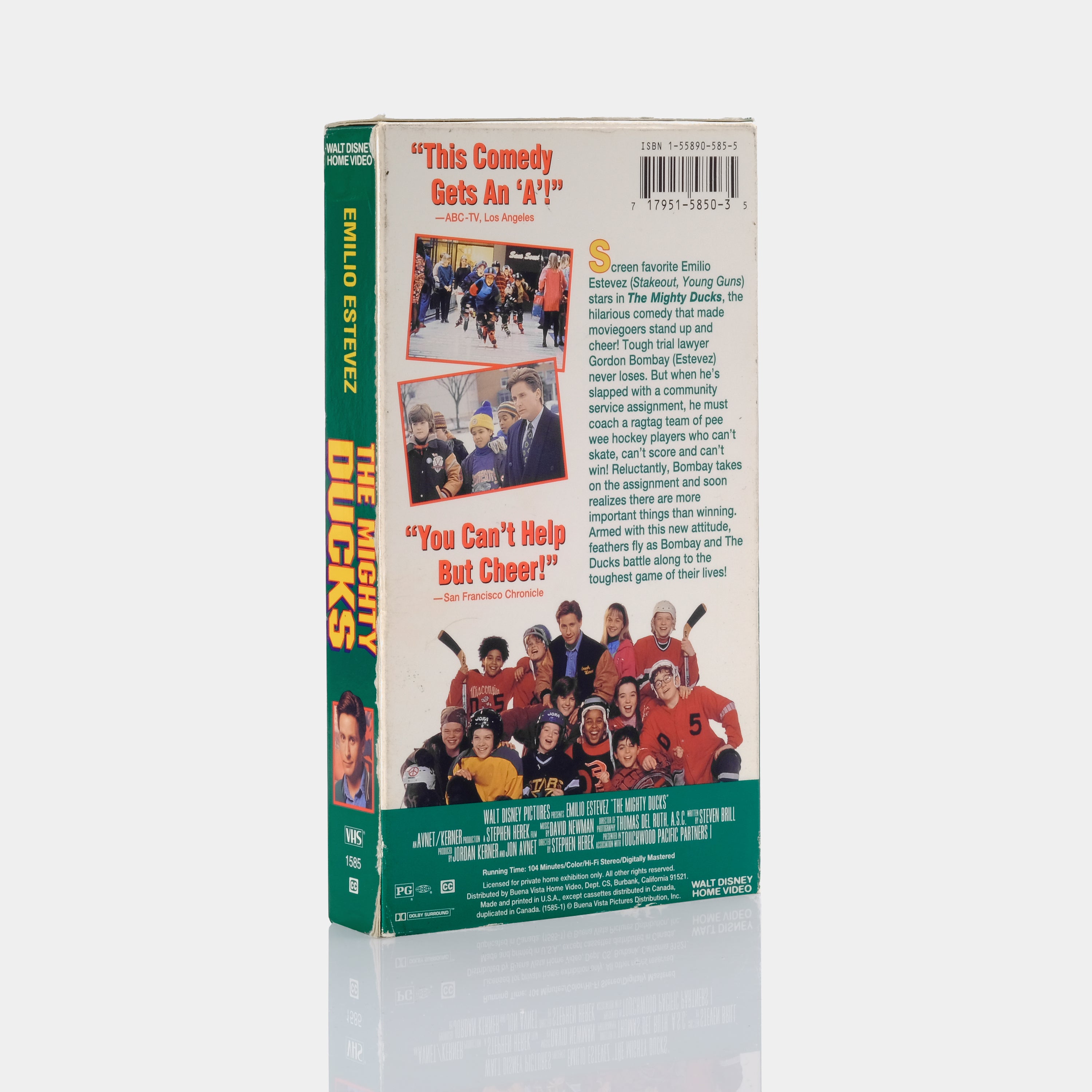 The Mighty Ducks VHS Tape