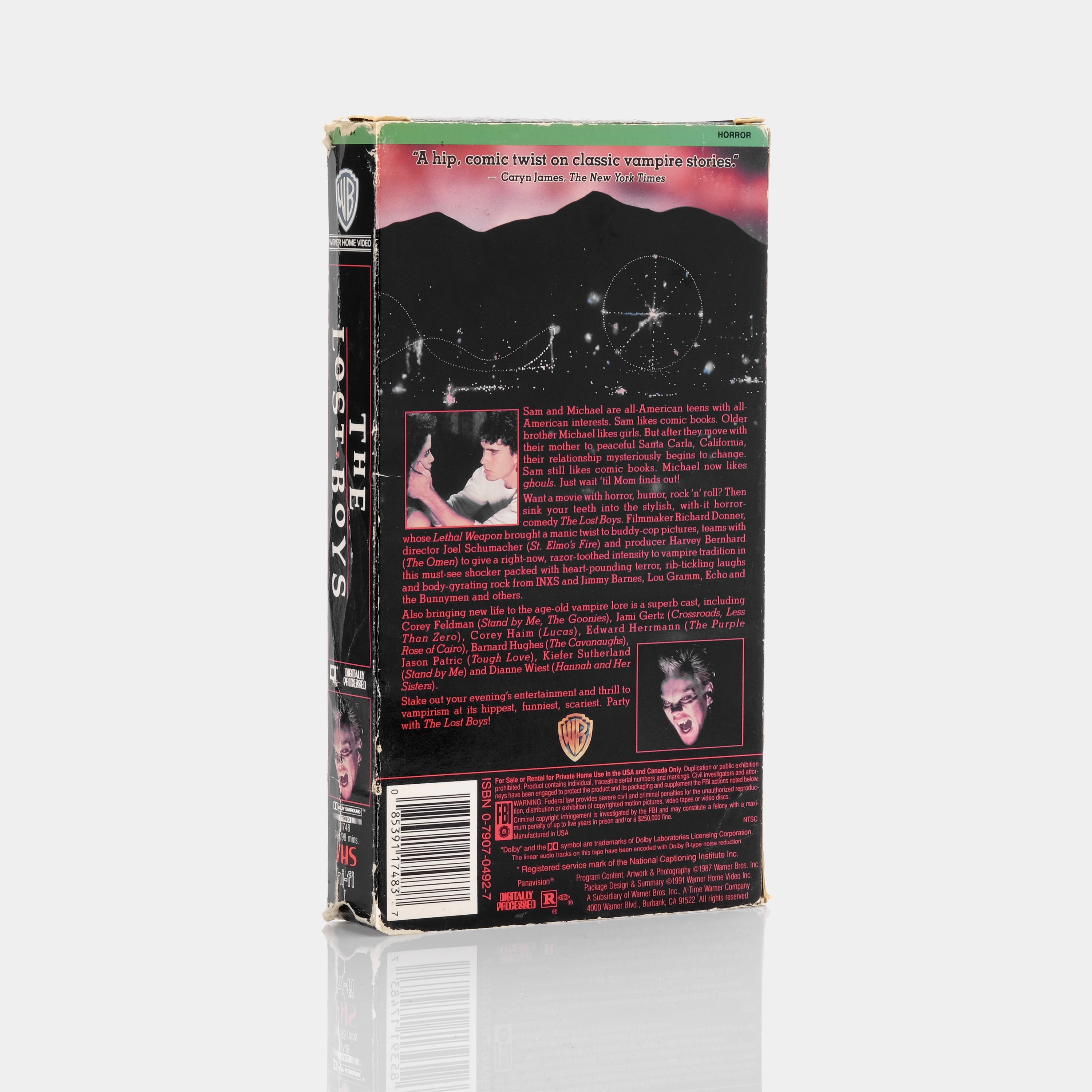 The Lost Boys VHS Tape