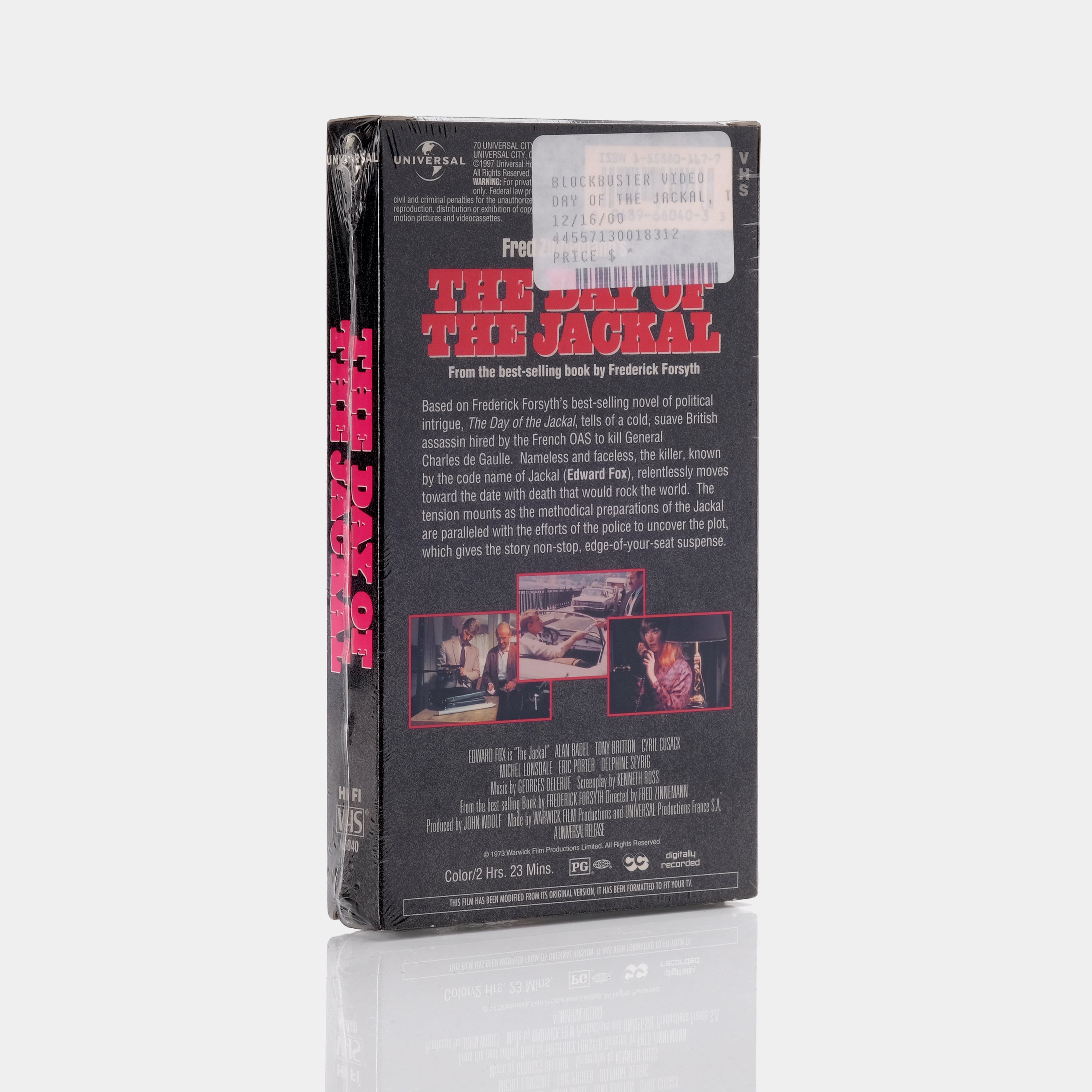 The Day of the Jackal (Sealed) VHS Tape